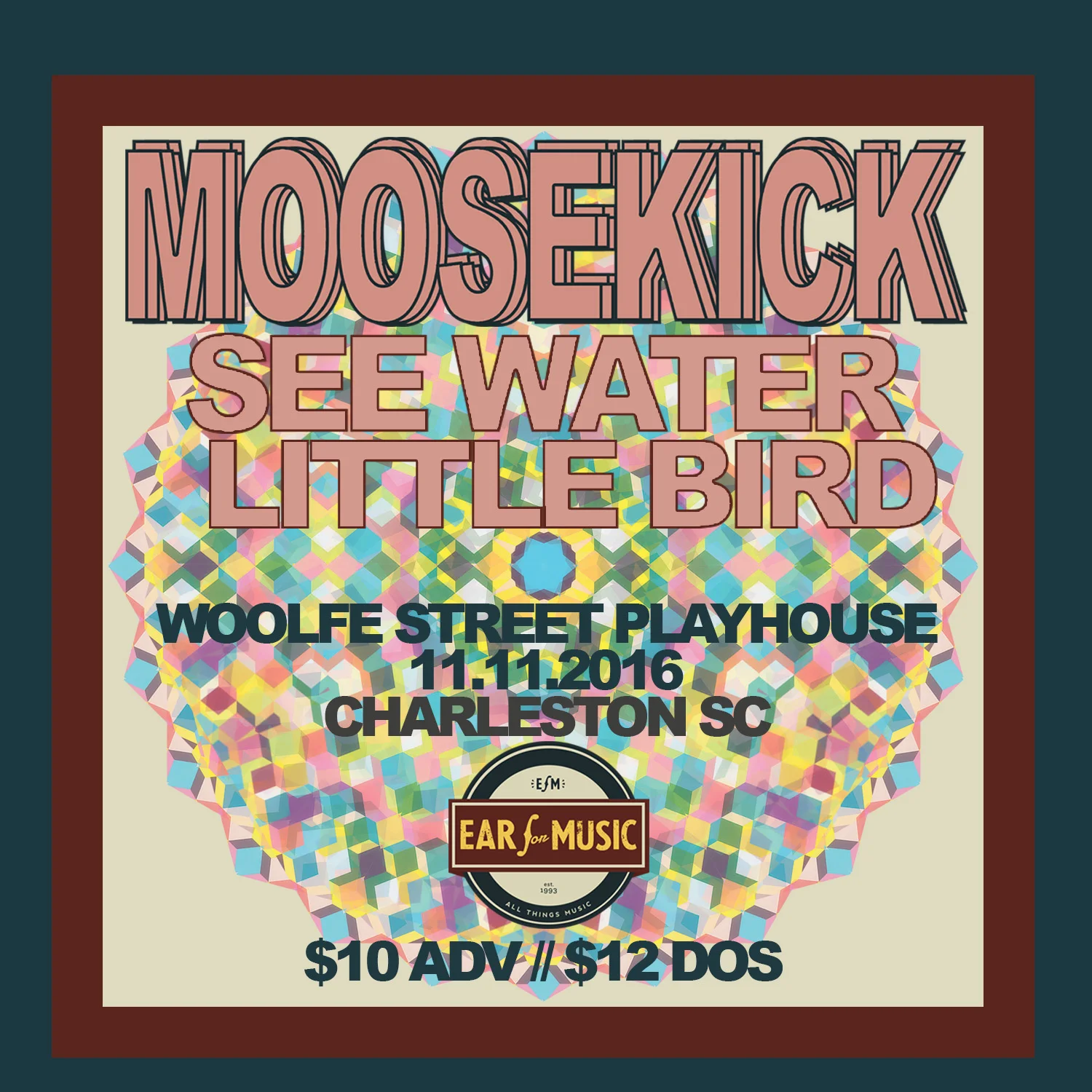 Moose Kick, See Water, and Little Bird at Woolfe Street Playhouse (DT)