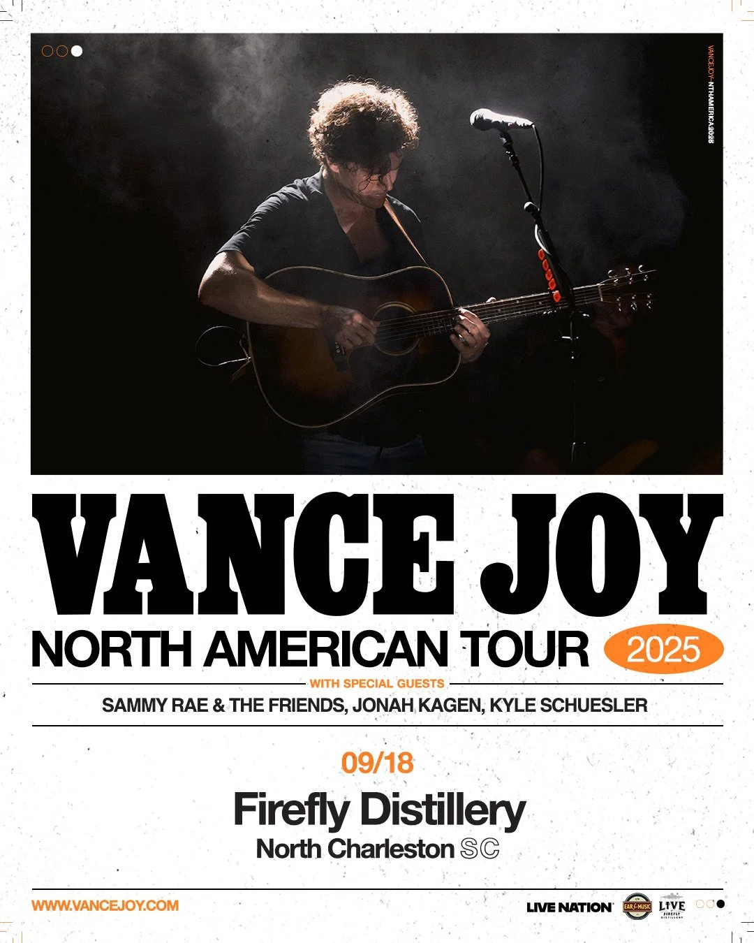 Vance Joy | September 18, 2025 | Firefly Distillery 