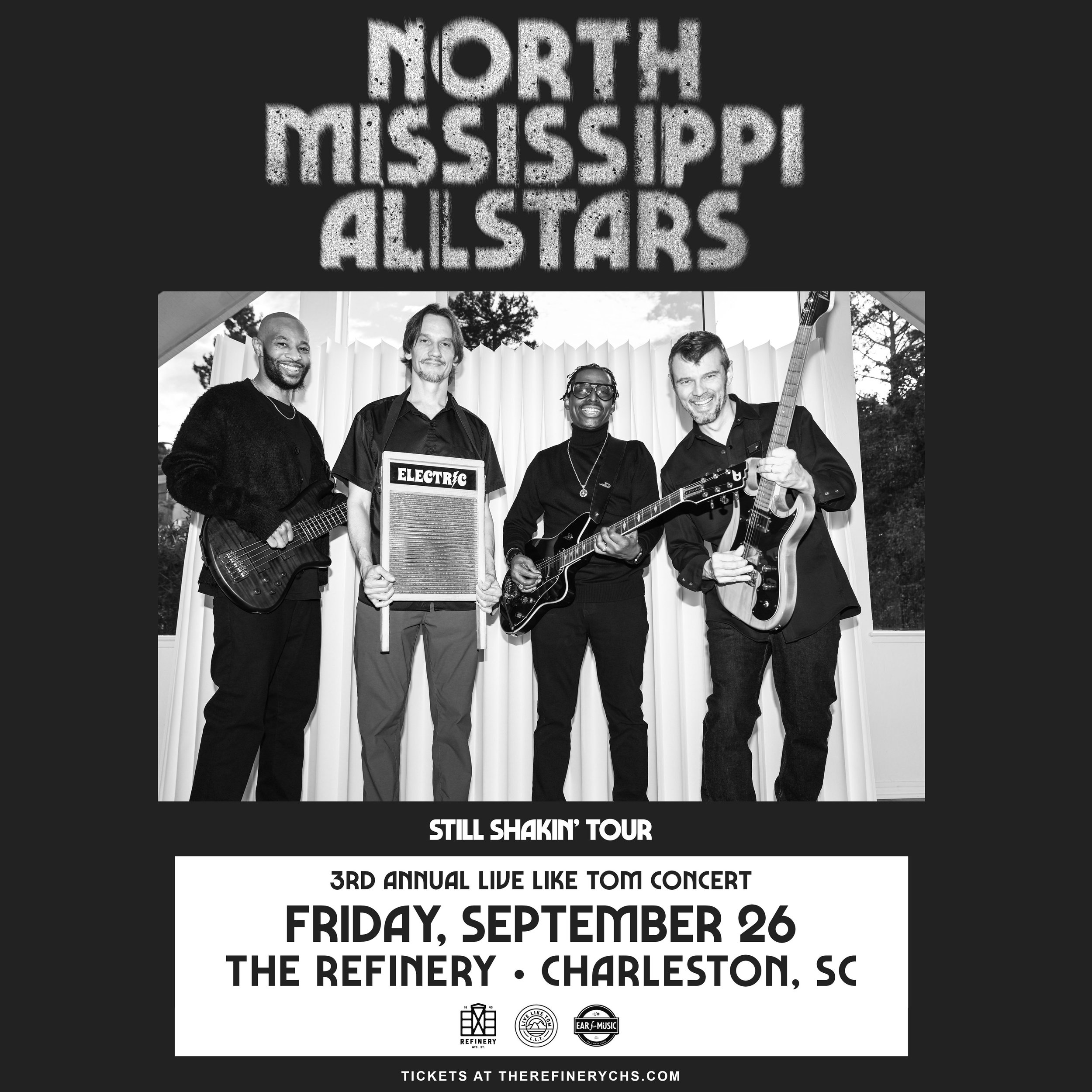 ~ LIVE LIKE TOM "A BENEFIT CONCERT IN SUPPORT OF ALS" PRESENTS ~ North Mississippi Allstars | September 26, 2025 | The Refinery
