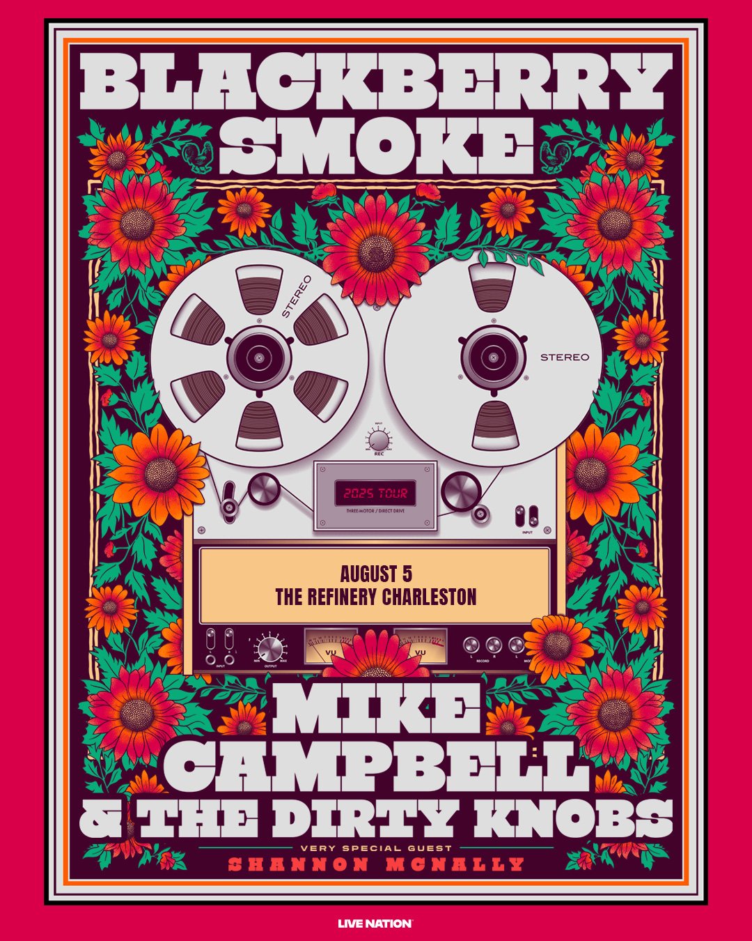 Blackberry Smoke x Mike Campbell & The Dirty Knobs | The Refinery | August 5, 2025