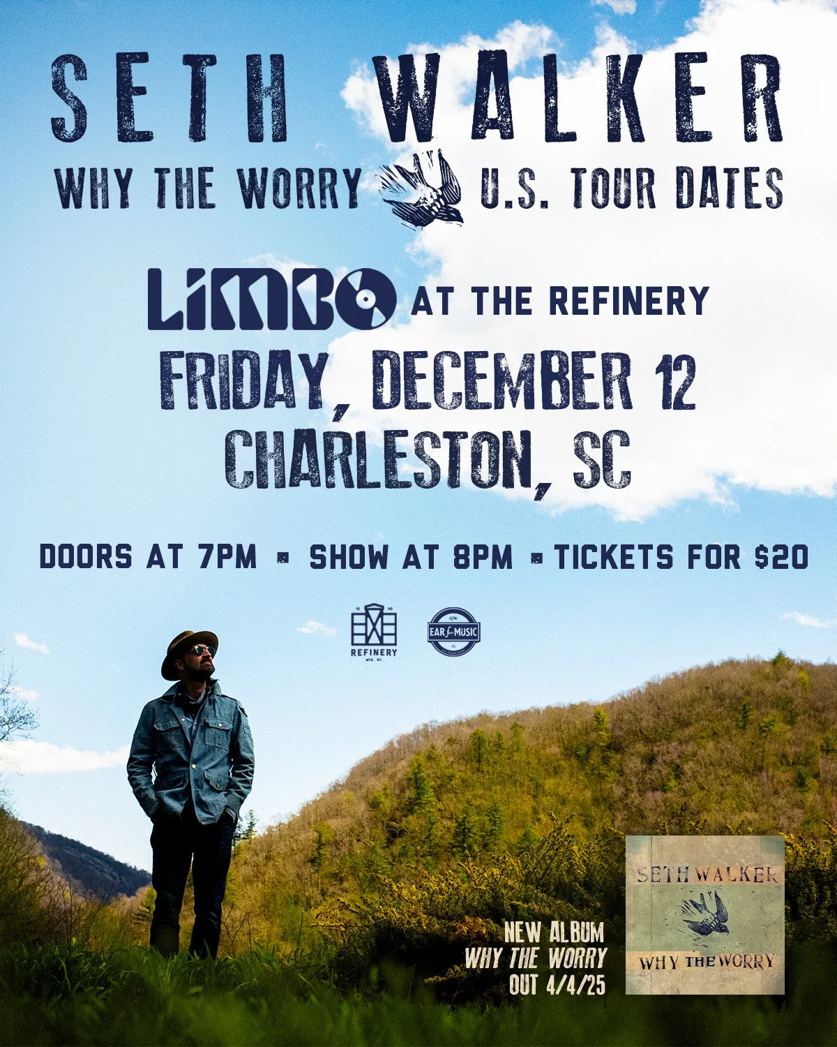 Seth Walker | December 12th, 2025 | Limbo at The Refinery