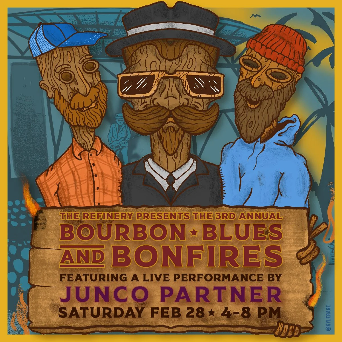 3rd Annual Bourbon, Blues &amp; Bonfires Festival