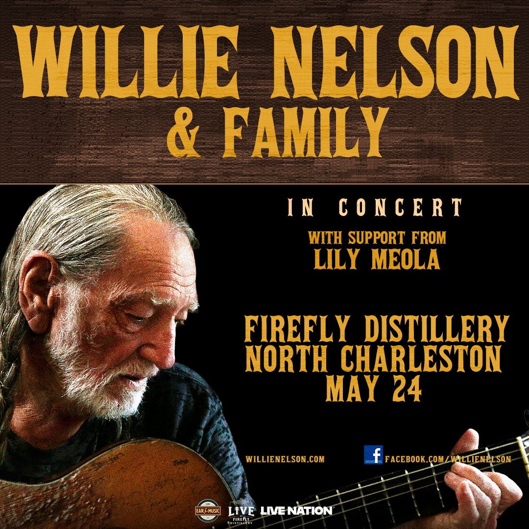 Willie Nelson at Firefly Distilery 