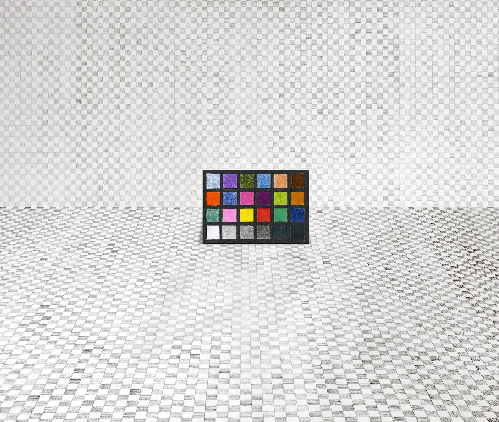 Color Checker in Invisible Landscape