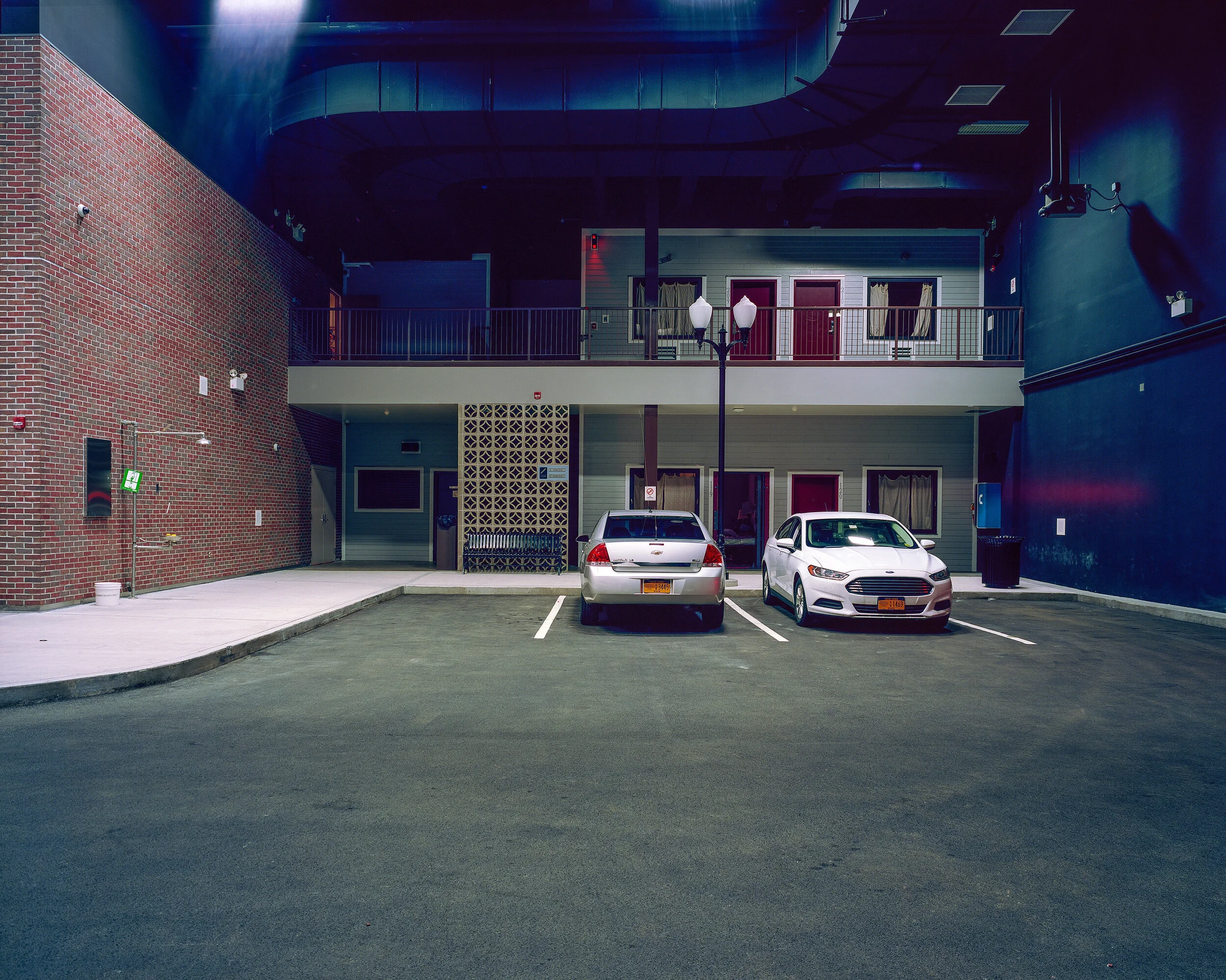 Rosterfield Motel, Cityscape Simulator, SPTC, Oriskany, NY, 2019.