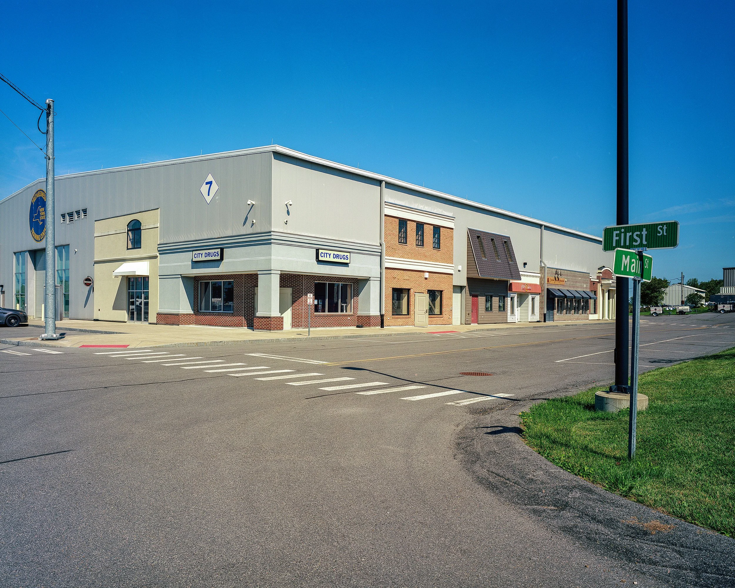First and Main, Cityscape Simulator, SPTC, Oriskany, NY, 2019.