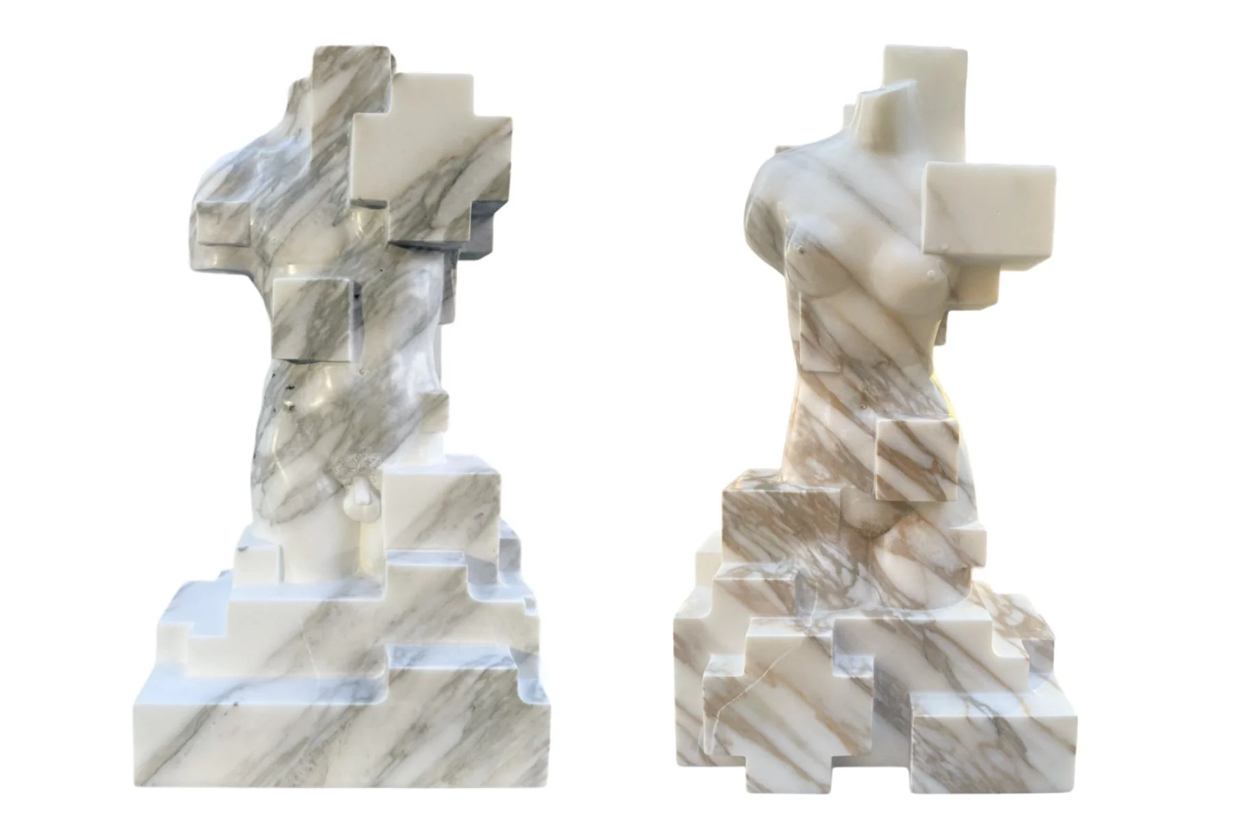 Marble Sculptures by Lucas+