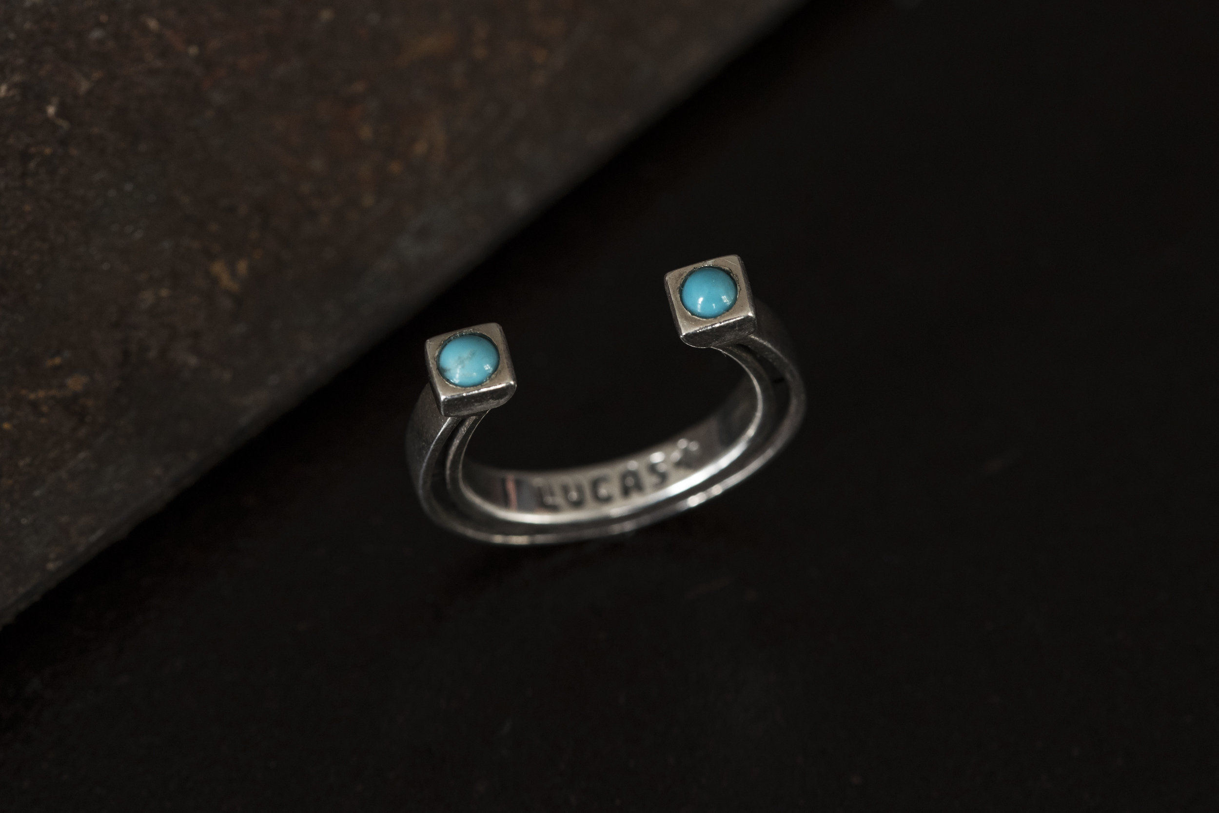 turquoise horseshoe ring