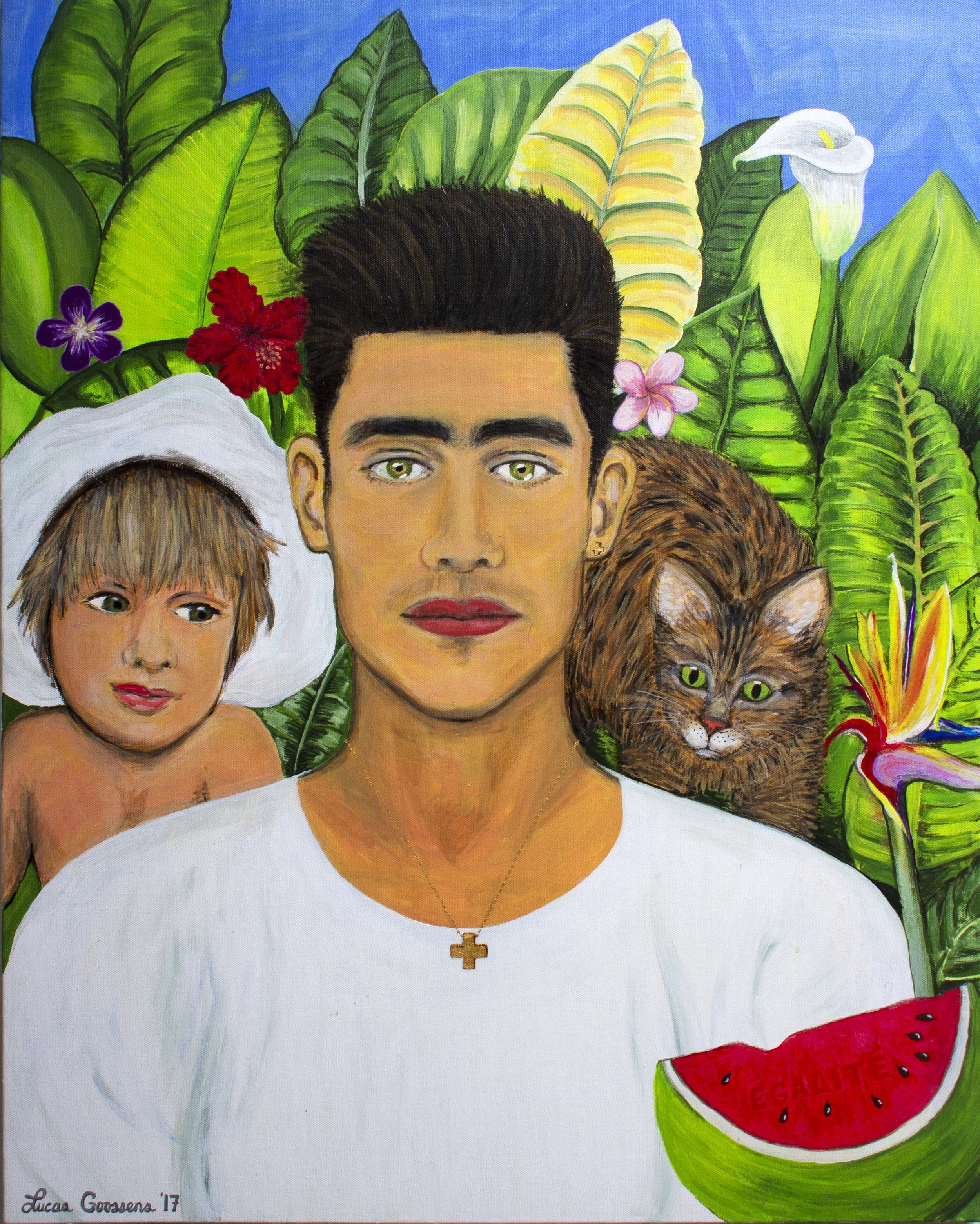Self Portrait, Frida Kahlo Style