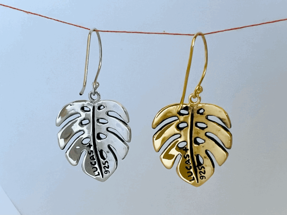 Monstera Earrings — LucasPlus