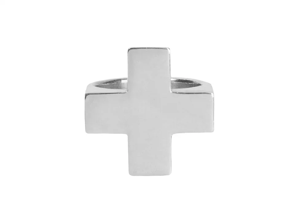 LucasPlus Plus Ring in sterling silver