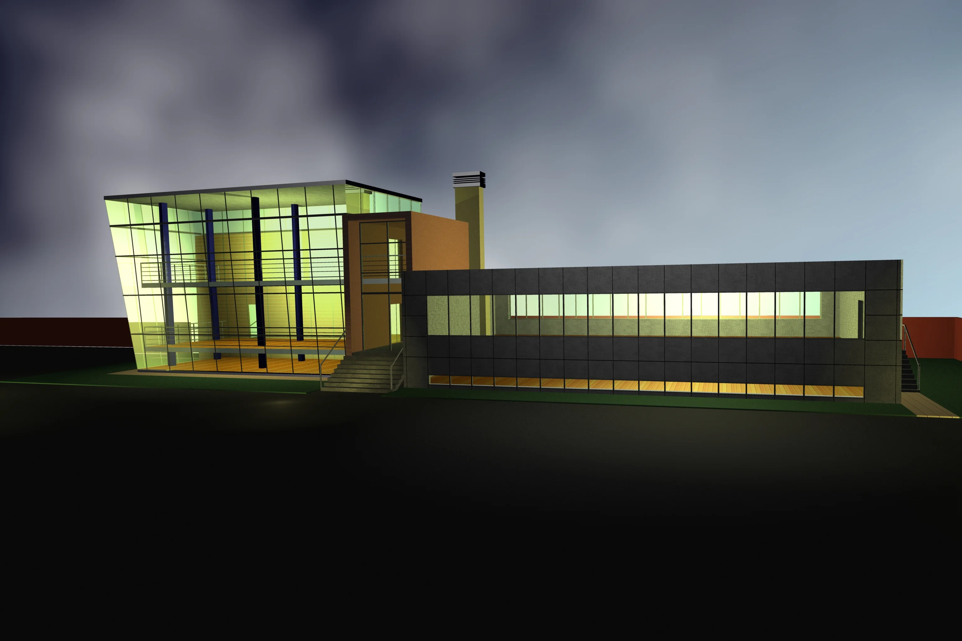 Uffici - Milano Ampliamento 2° ipotesi - 1997