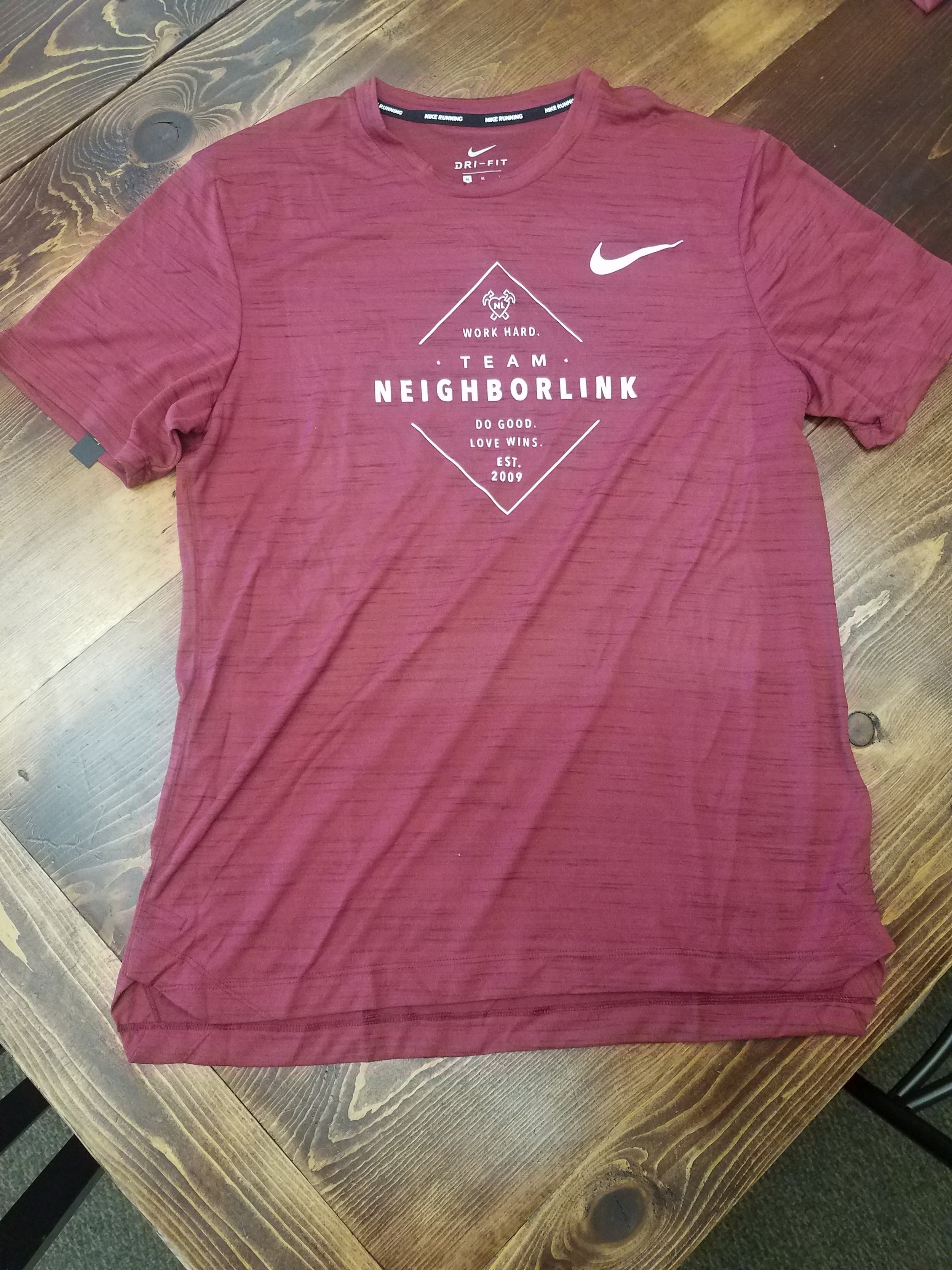 nike dri fit running tops