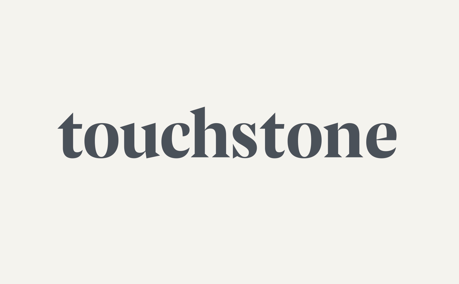 New touchstone masthead identity