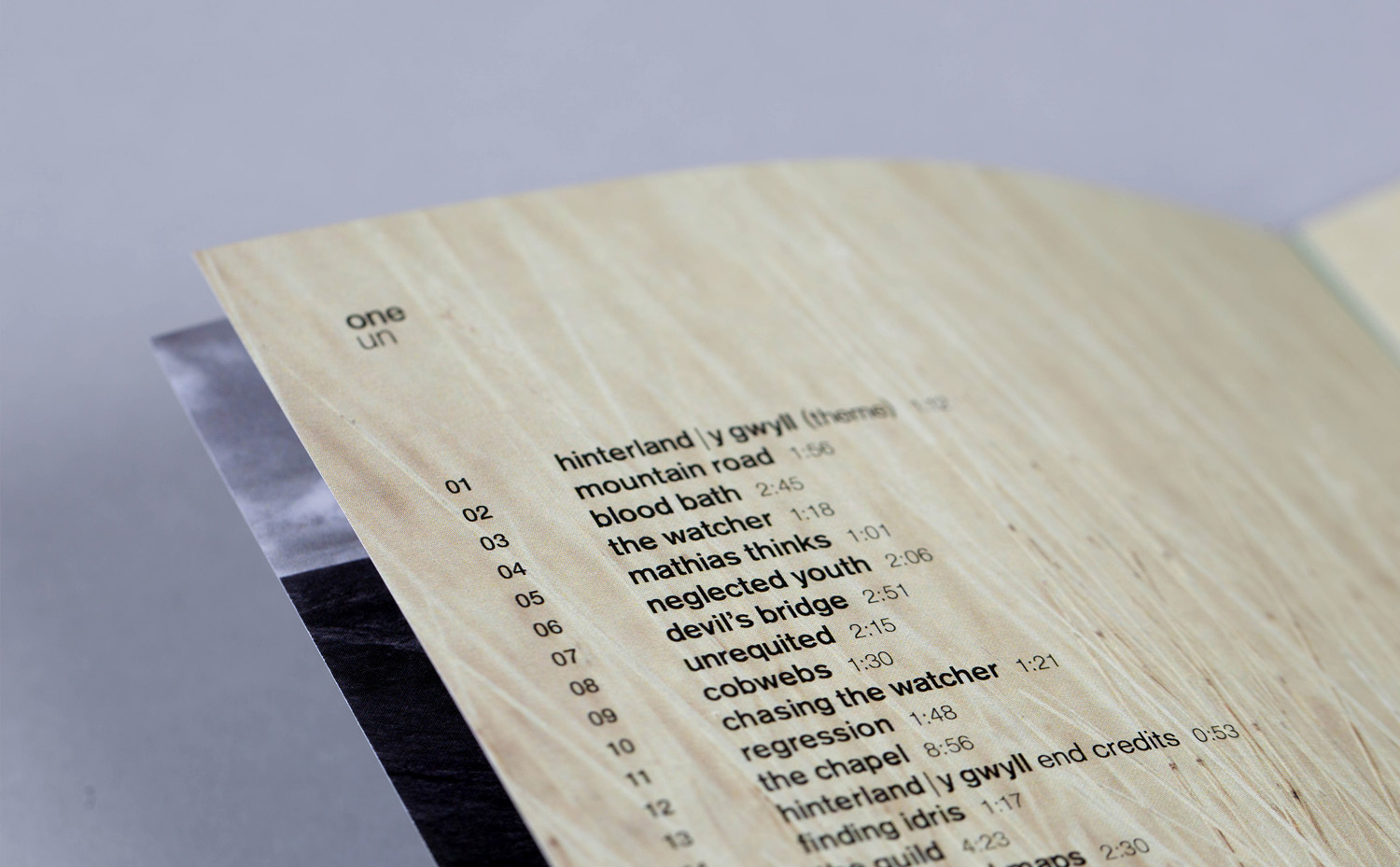 Soundtrack packaging detail