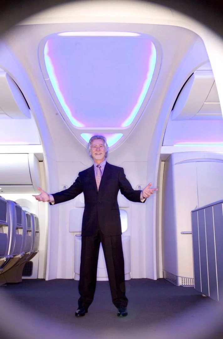 Blake Emory at Boeing factory for Elle Men China Magazine