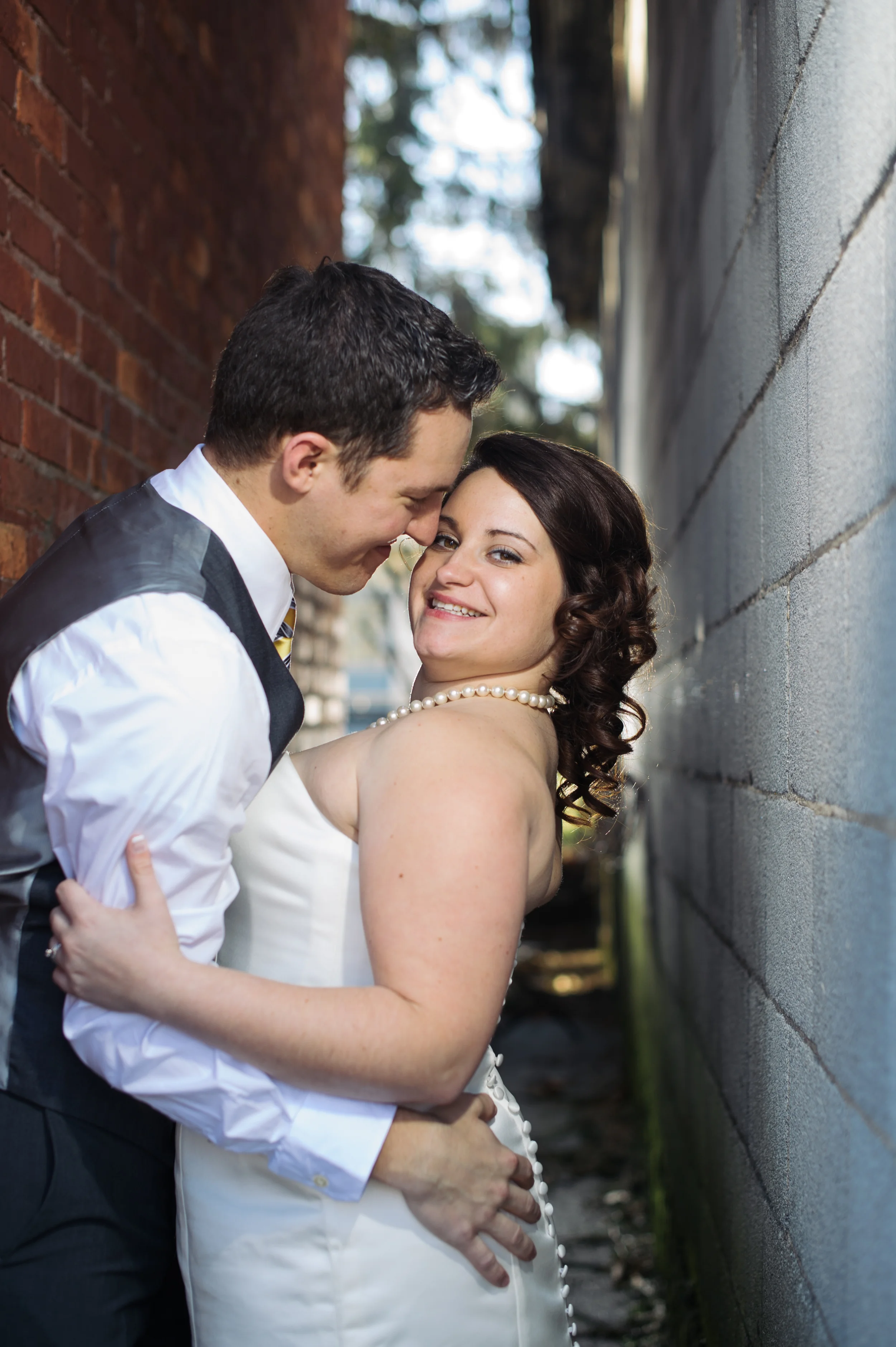 "We are so happy we chose Rebecca Watkins to shoot our wedding! She has a perfect blend of unique artistic style and complete professionalism! She takes wedding pictures that we will enjoy looking at again and again for years to come!" - Matt & Jennie