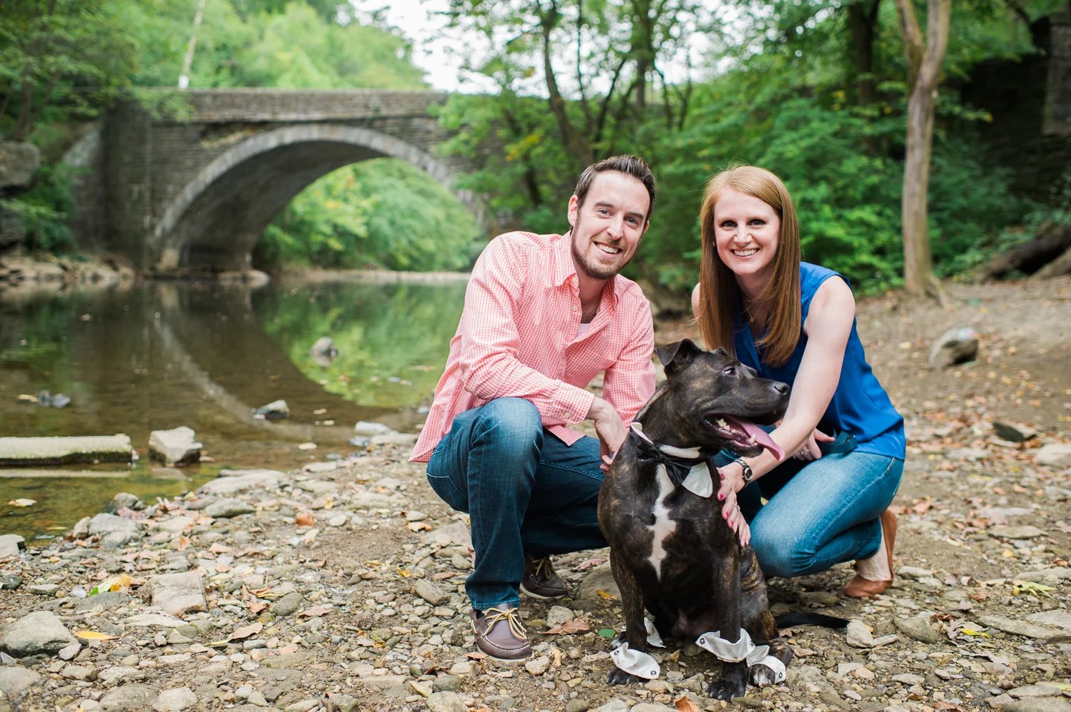 Dana and Brendan- A Wissahickon Valley Park, Philadelphia Engagement Session
