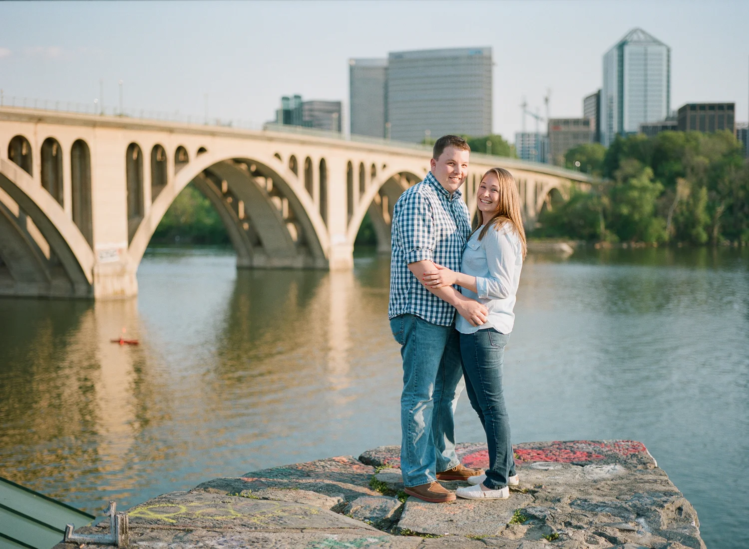 Jenn and Freddy- A Georgetown Engagement Session