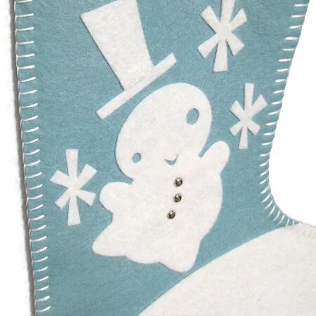 Jimmy Pickering Snowman Holiday Stocking 02.jpg