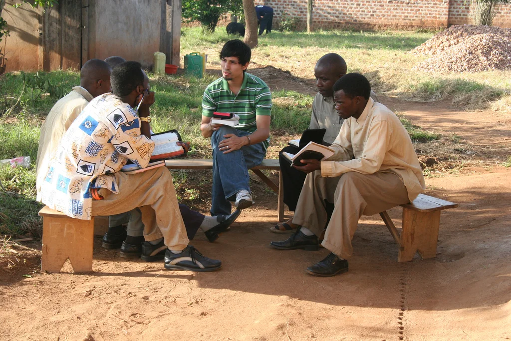 Gregg Garner teaches the bible to a group of Kenyan men who had traveled to Uganda on mission. Bible teaching is not in short supply in East Africa. But bible teaching, supported by a life submitted to that same word, is rare. 