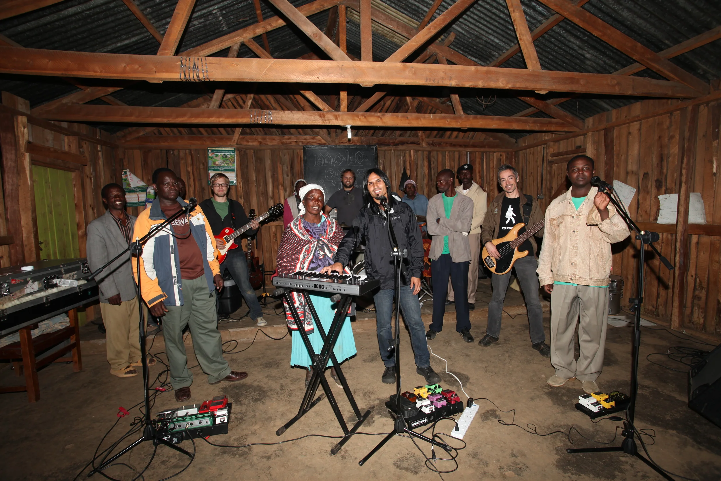 In 2011, this group of Kenyans and Americans put on a concert for the residents of an internally displaced persons (IDP) camp in Molo, Kenya. The residents, victims of post-election violence over 3 years prior, were still suffering its effects. In a small church building with just a gas-powered generator, the music gave way to a very emotional and powerful evening for everyone gathered.