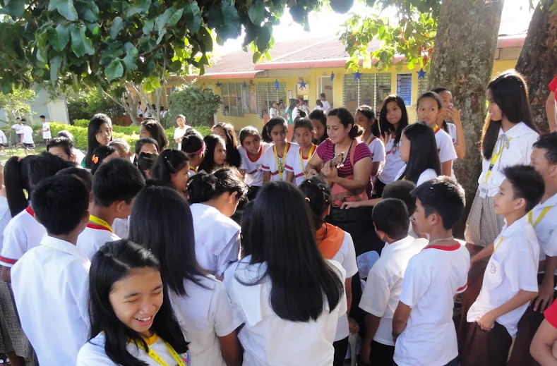 During a winter immersion in the Philippines in 2012, Leafa Vagatai visited this high school in Sariaya, Leyte. Conversations easily led into sharing songs. The music is what drew this group of students together.
