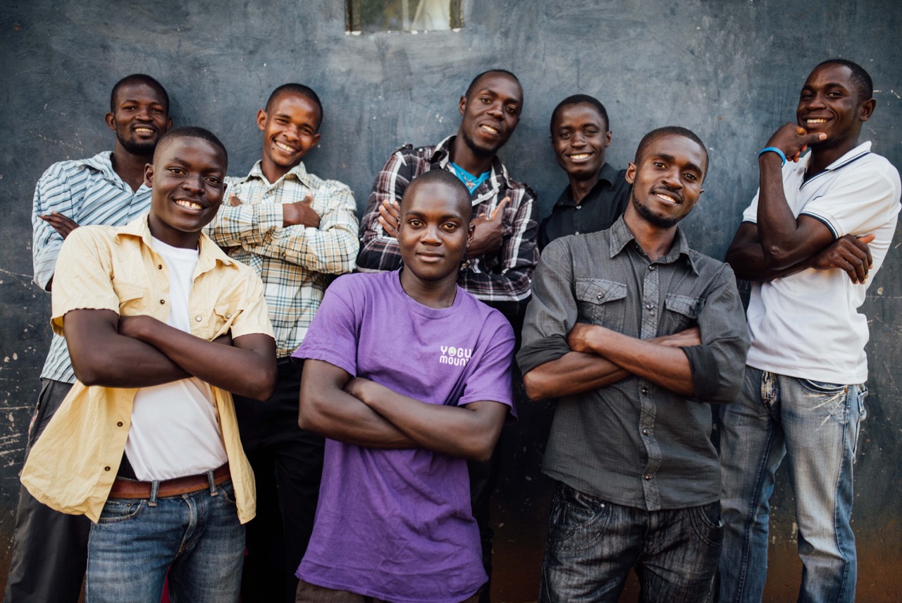 Young men who are studying at the Institute for G.O.D. EA, and involved in community bible studies. 