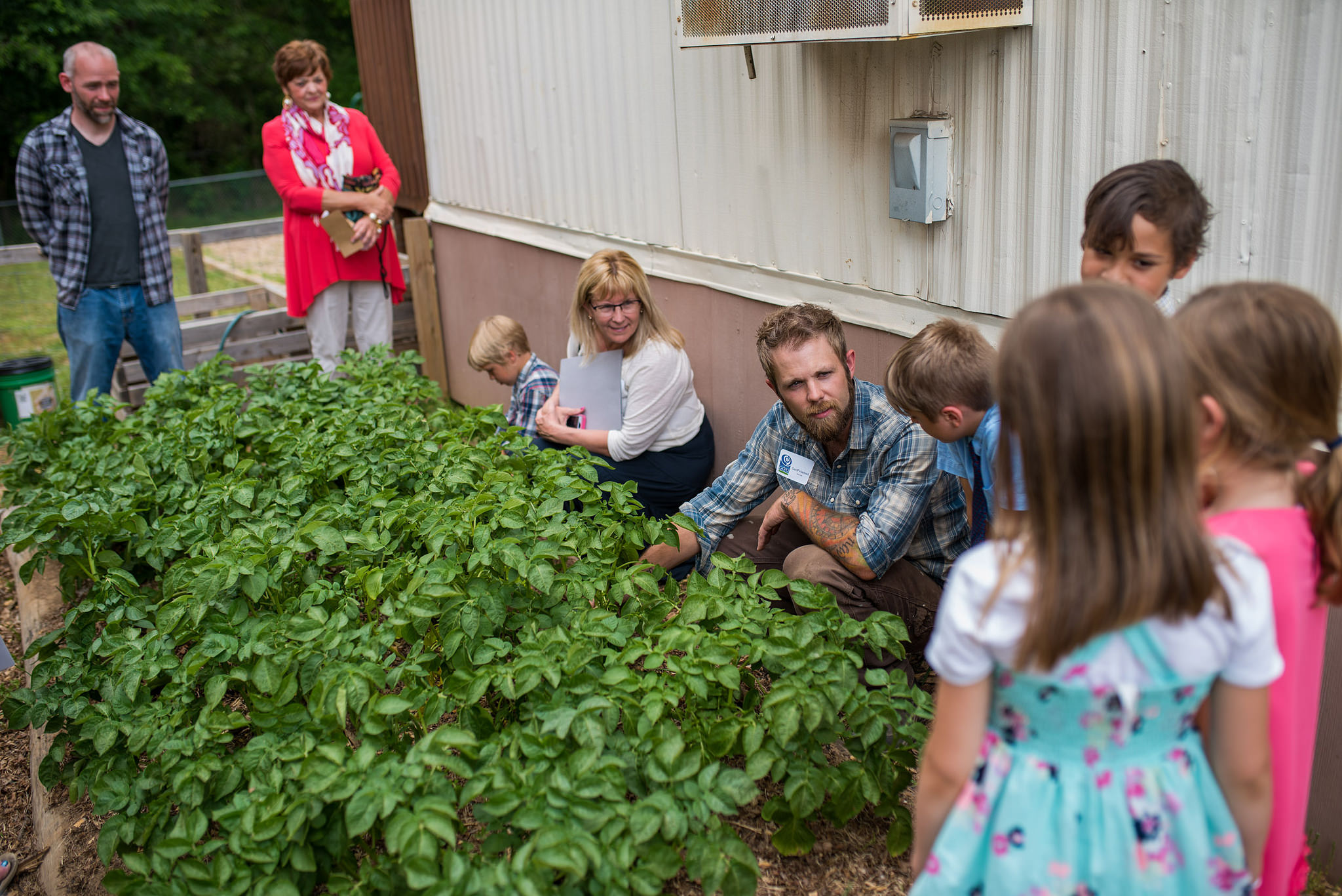 One grandmother's favorite part of the day was going to gardening class with her grandson--a hobby she herself is interested in. 