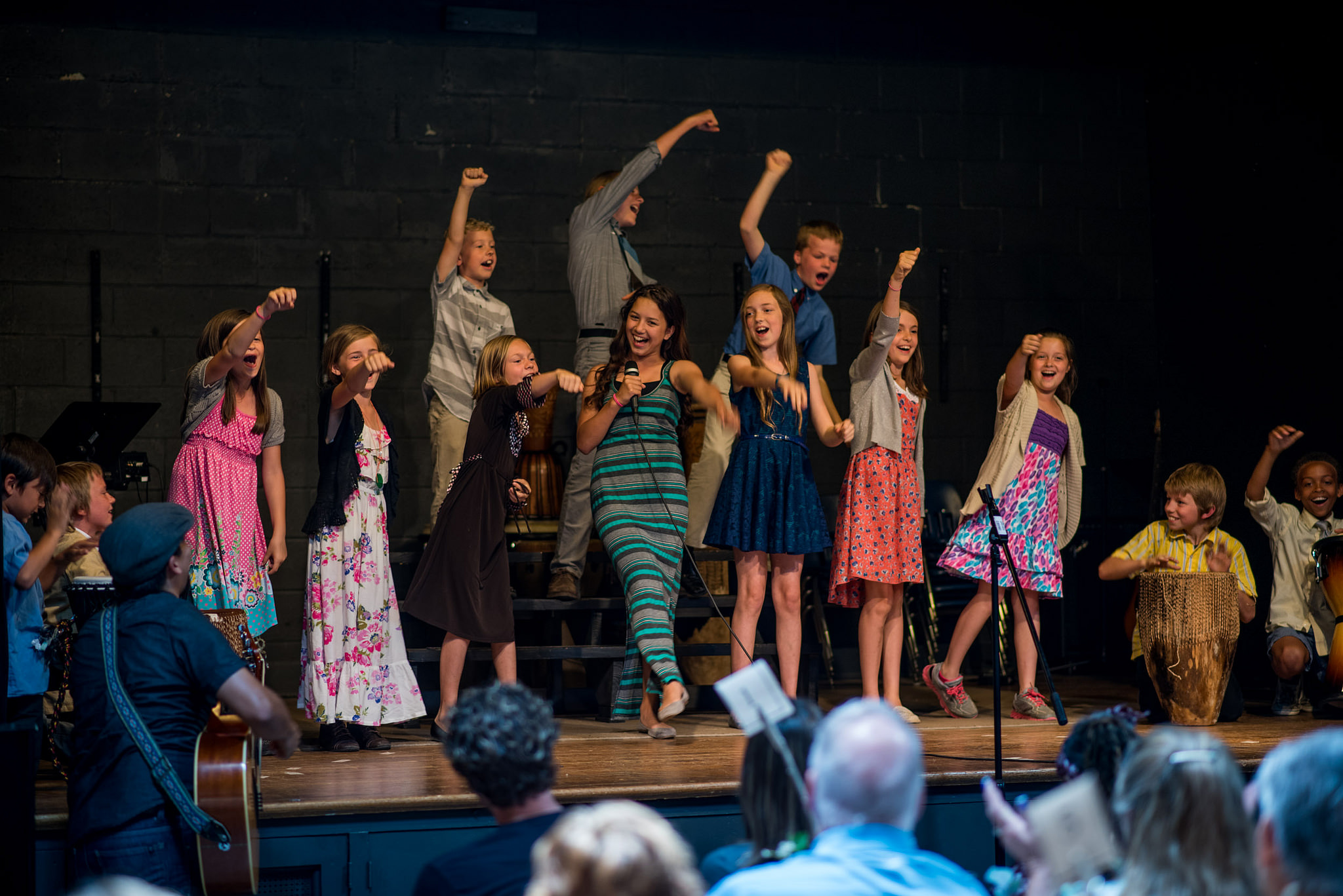 One of the most important things about our school is that our students have fun! They also are not afraid of performing. 