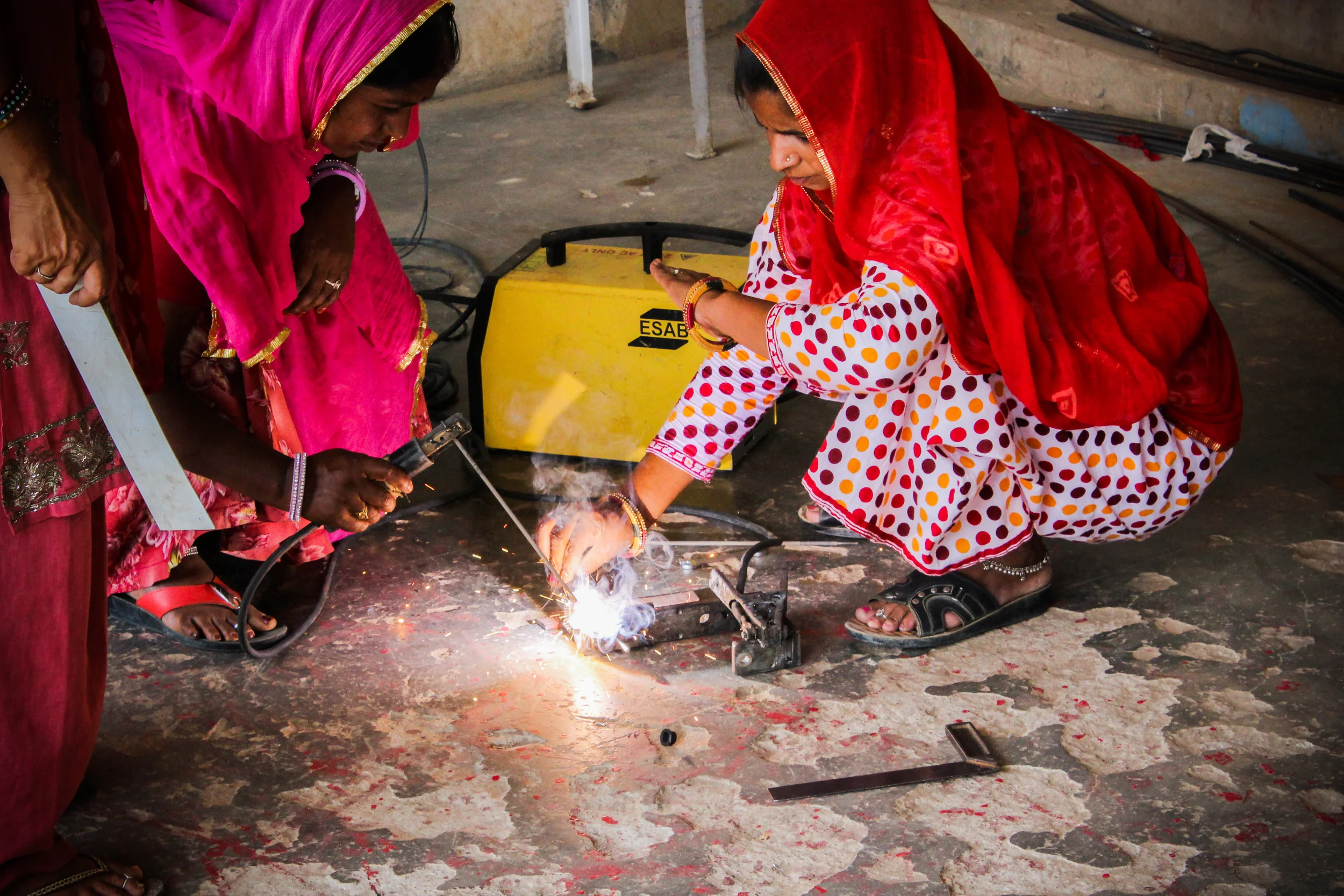 The ability to create and experiment is empowering for these women. They employ and improve upon technologies that were previously reserved only for educated men.