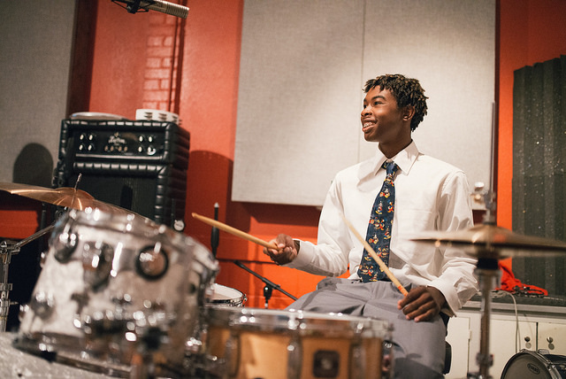 Our high school students are loving the opportunity to learn music and play instruments!