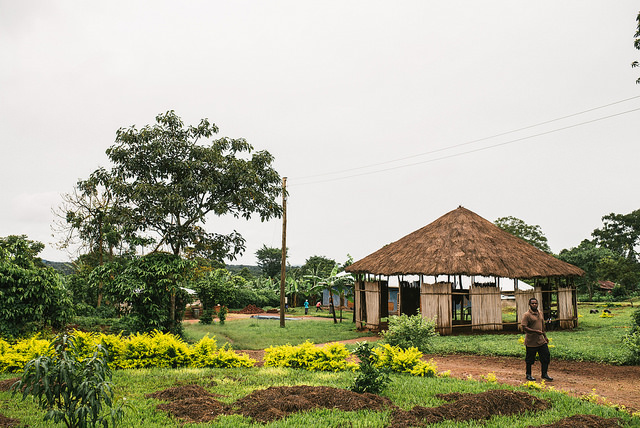 This is our original thatch-roofed gazebo. It is utilized for meetings and classes of all kinds, worship times and more. It is one of the most utilized structures on our entire property. 