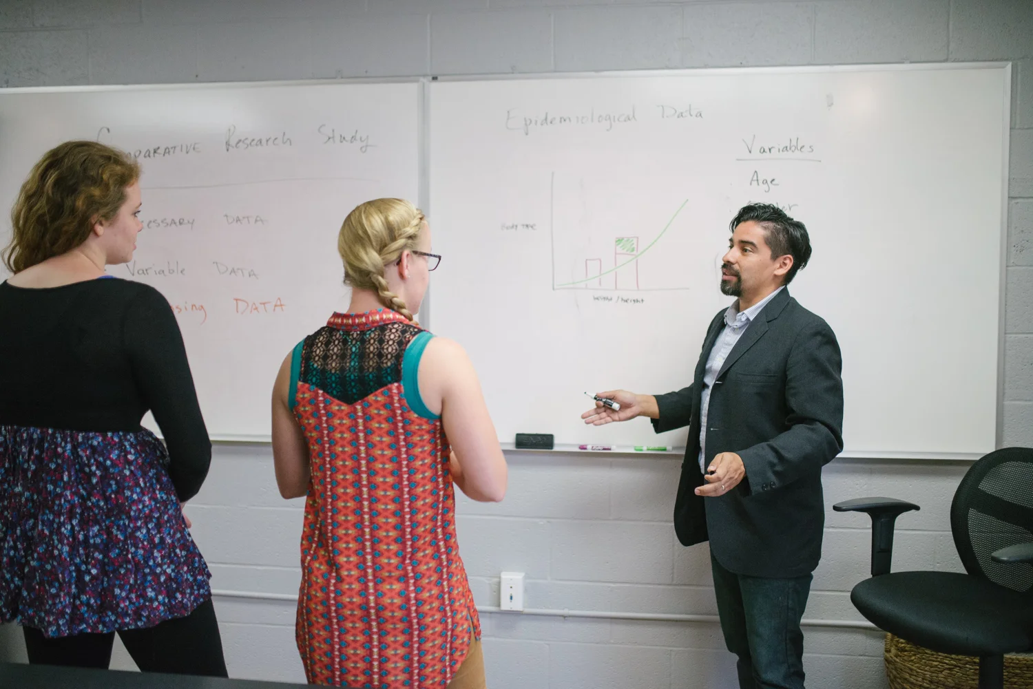 Robert Munoz, MPH, G.O.D.'s Director of Public Health, teaches a Public Health course at the Institute for G.O.D. 