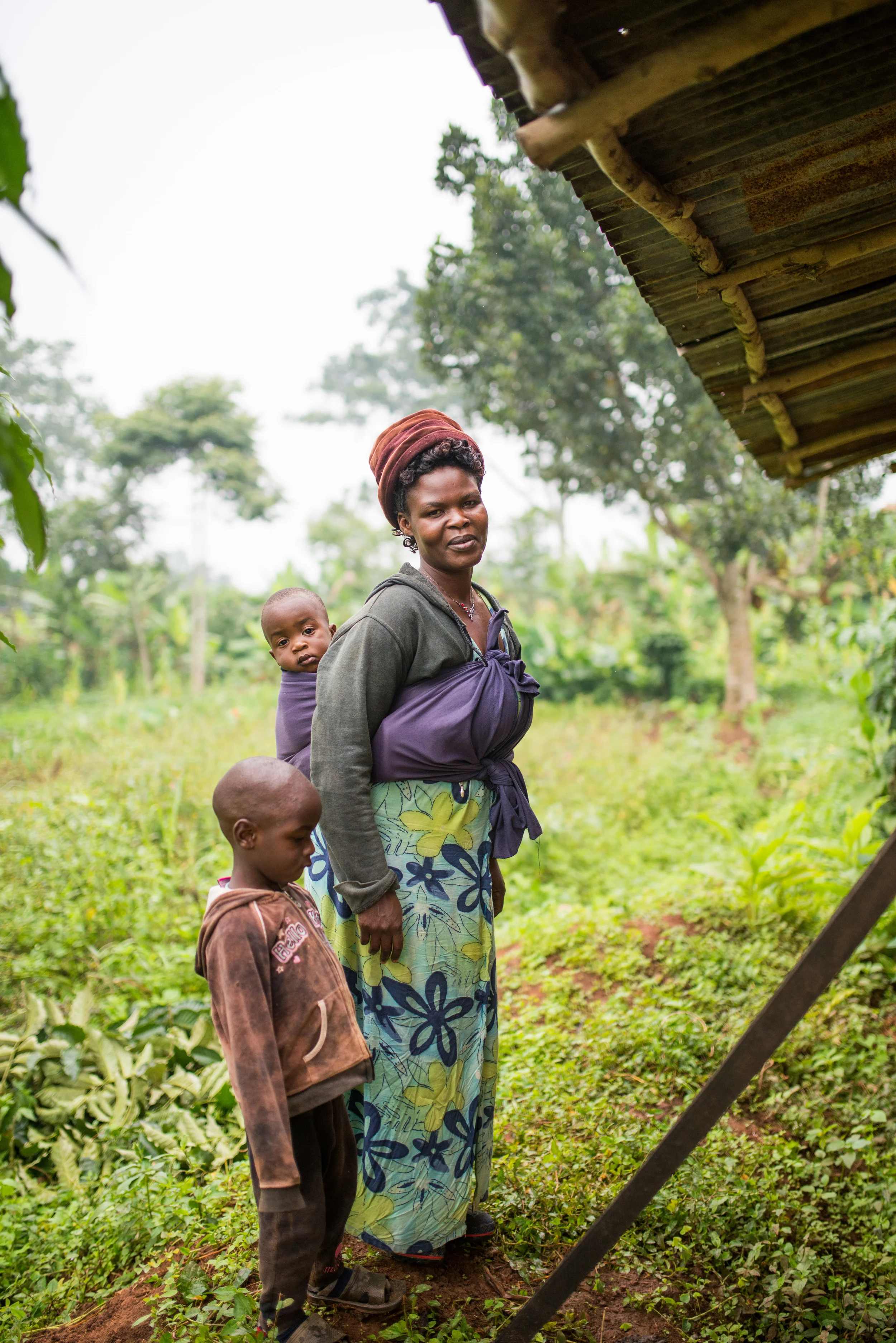 Cissy, mother of 6, will be one of the beneficients of this well. Along with mothering, Cissy oversees our animal husbandry project.