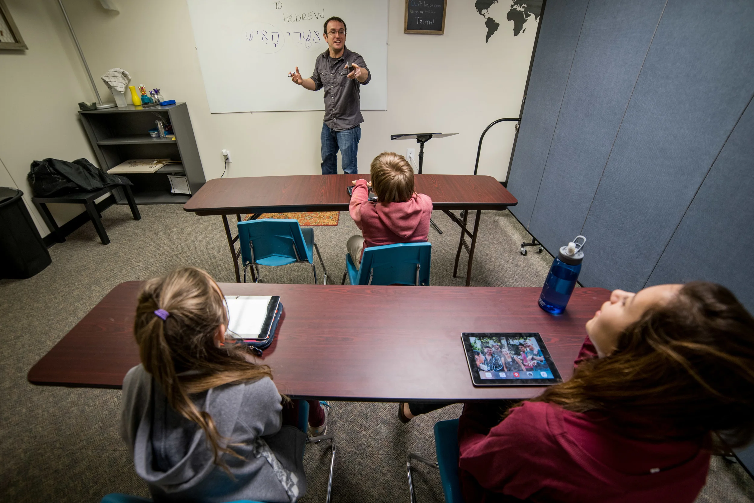 This year Mr. Brandon Galford worked consistently with Junior High students, bringing his depth of biblical knowledge to the classroom where he teaches Hebrew. Studying Hebrew prepares students to engage the Old Testament biblical text for themselves, a powerful tool to becoming skilled interpreters of God’s Word!