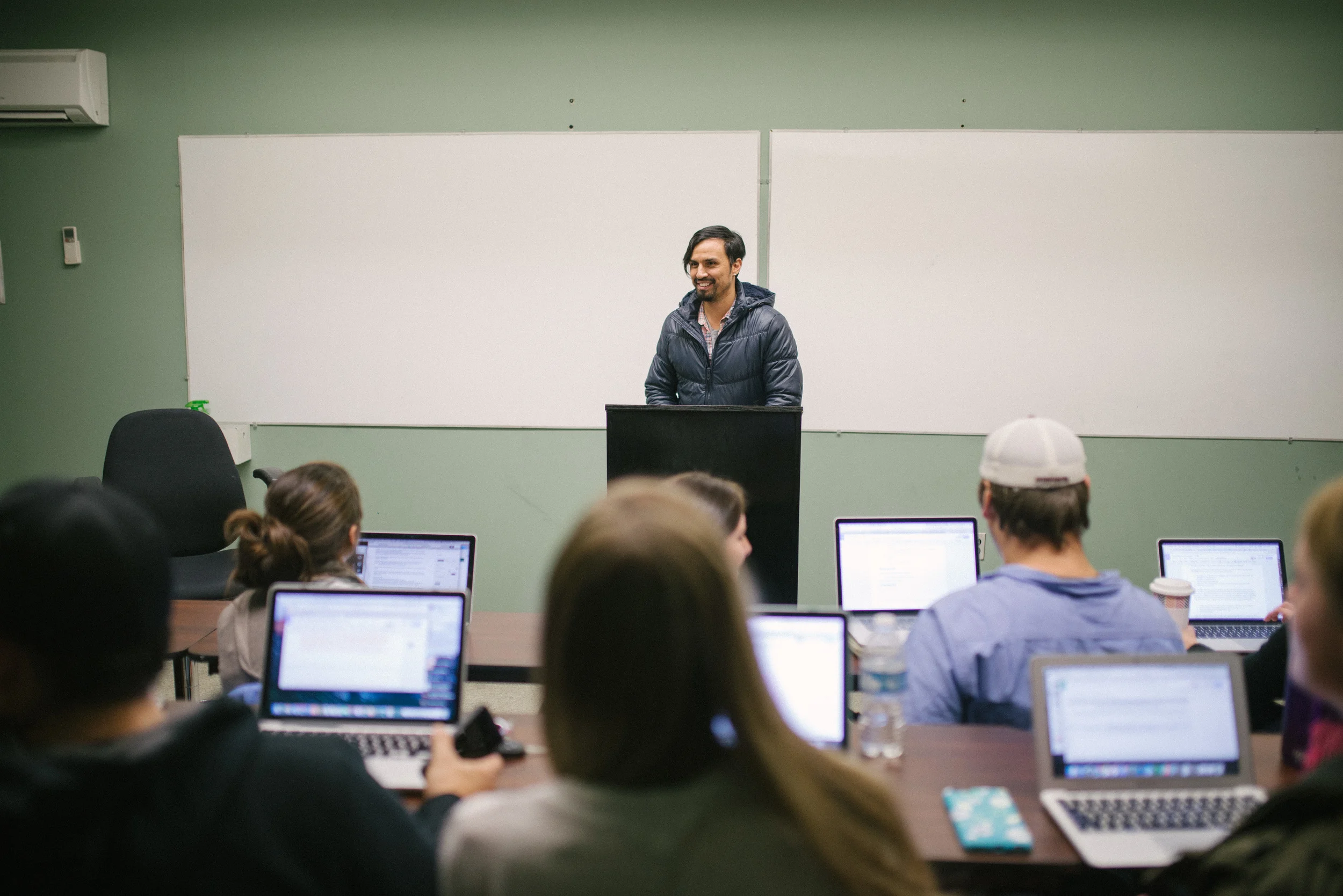 Gregg Garner taught one of our continued education classes last semester. The class was held at night so that people who work full-time during the day could attend. 