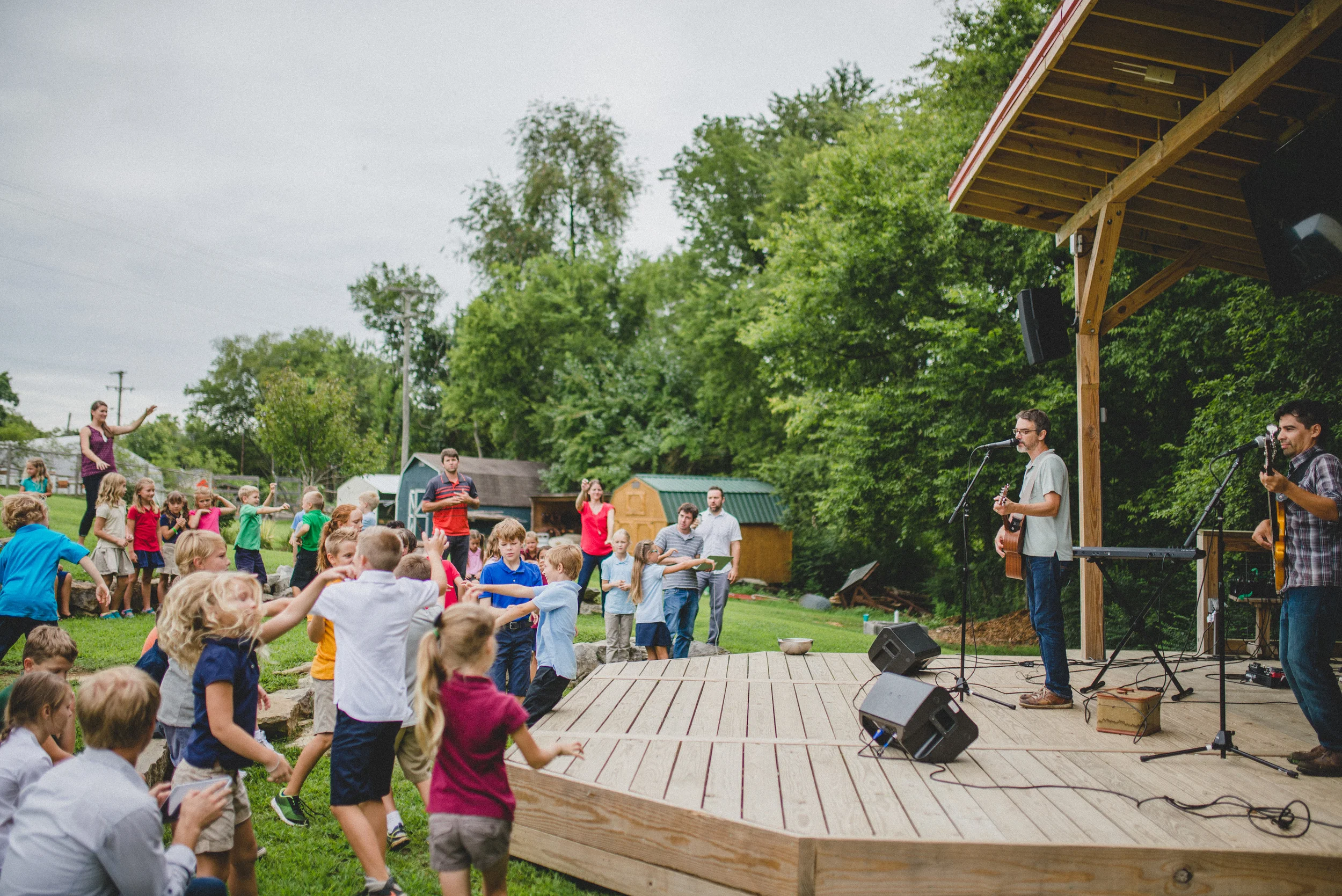 Kids were welcomed back to school with an assembly where they worshipped God and talked about His Word together, setting the tone for a great year to come! 