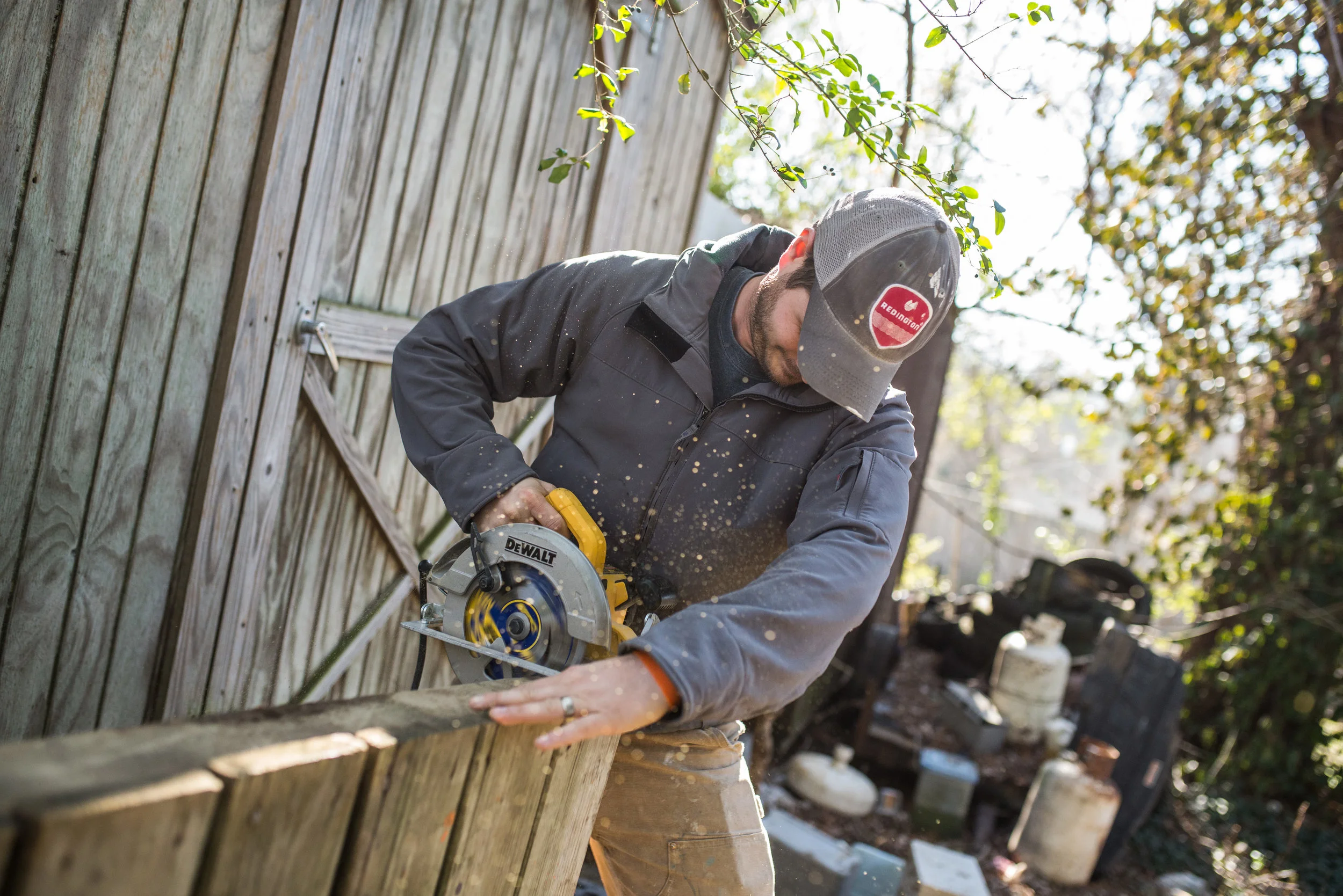 Cameron Kagay works for MCH Nashville, but has also volunteered his services for neighbors in Hopewell. This kind of generosity of heart is evidence of working as though the Lord is watching.