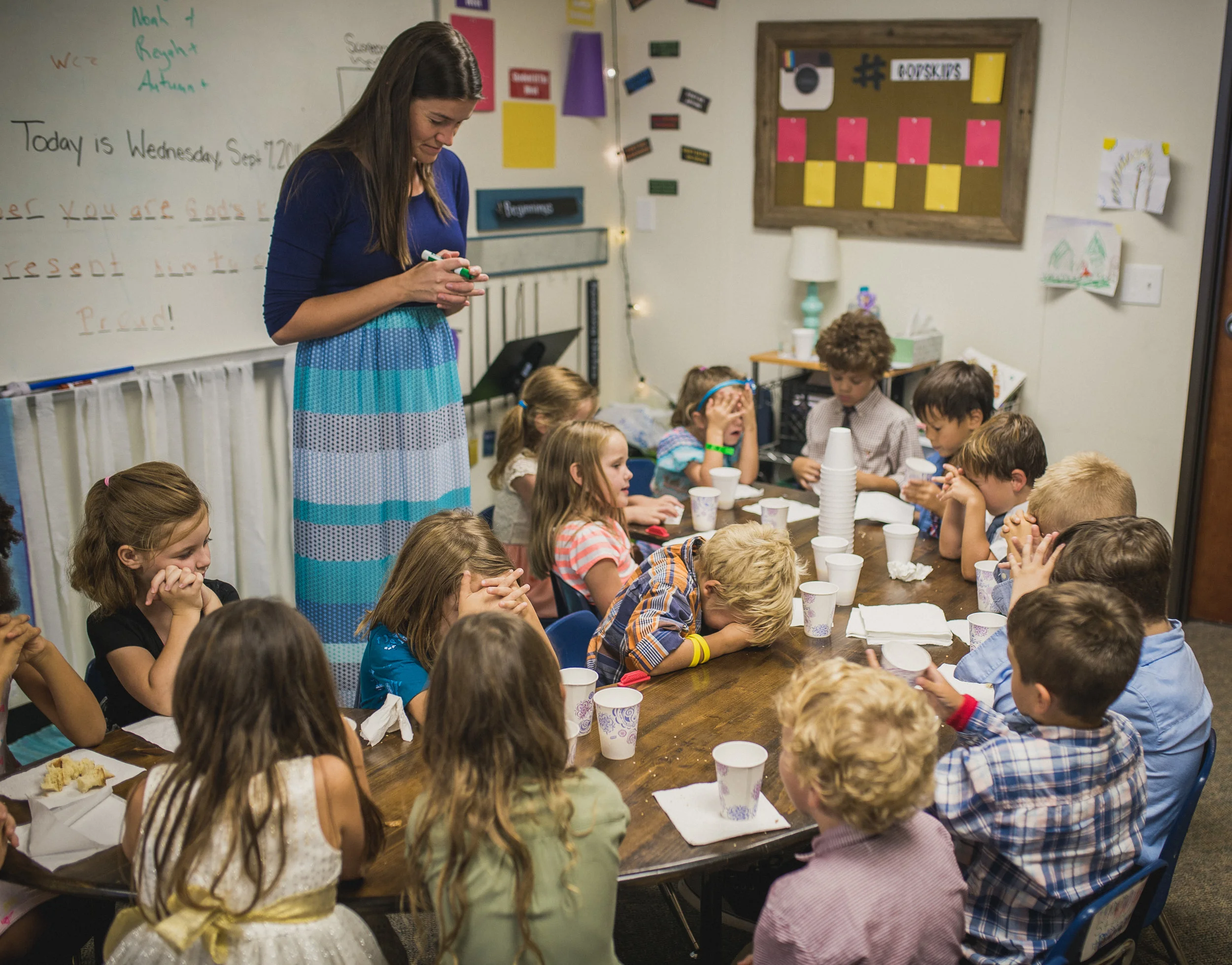 These little ‘orphans’ bowed their heads in prayer to ask God to provide their breakfast. With heads still bowed, they were surprised by knocks at the door from their Principal with fresh bread, and their homeroom teacher with milk! (Picture of the provision at top of article.) 