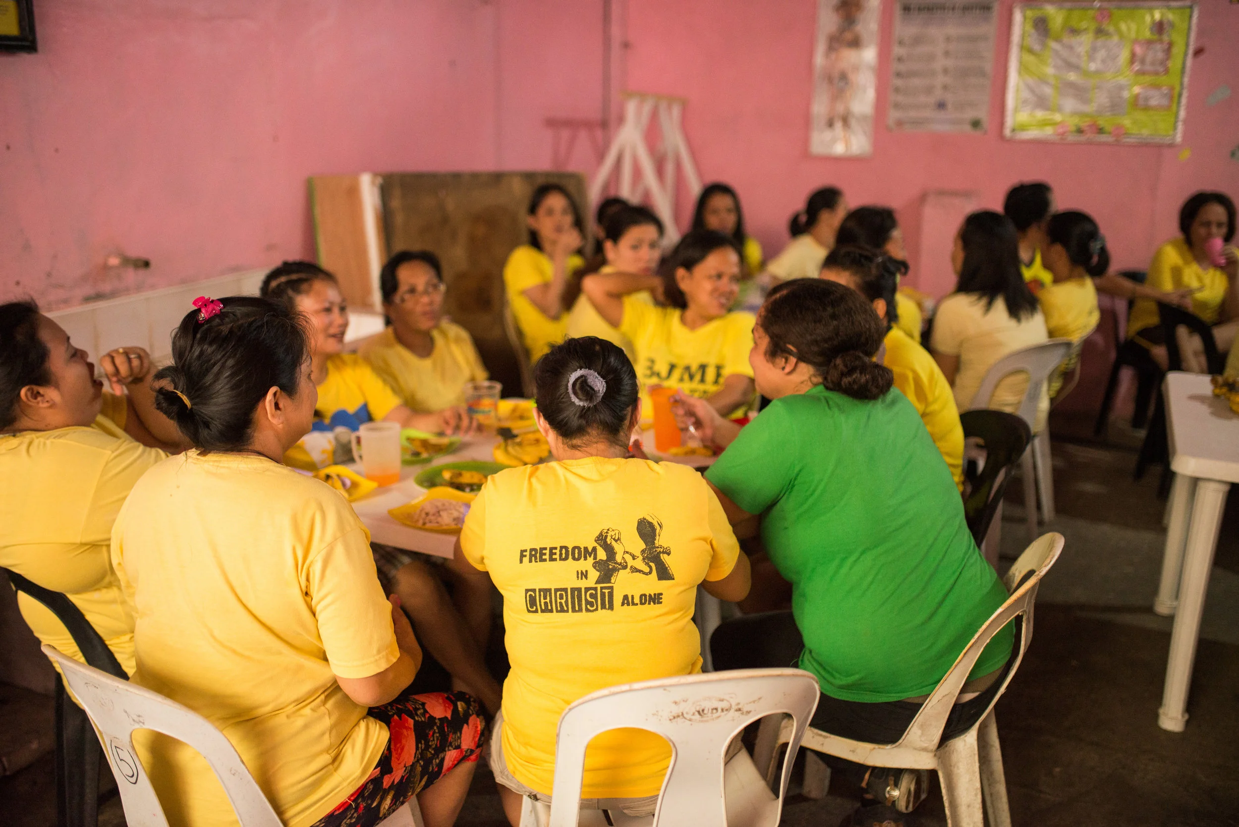 Visiting the women in the prison helps the to remember that people care for them, hope for them and are eager to see them do well on the other side of their time served. 