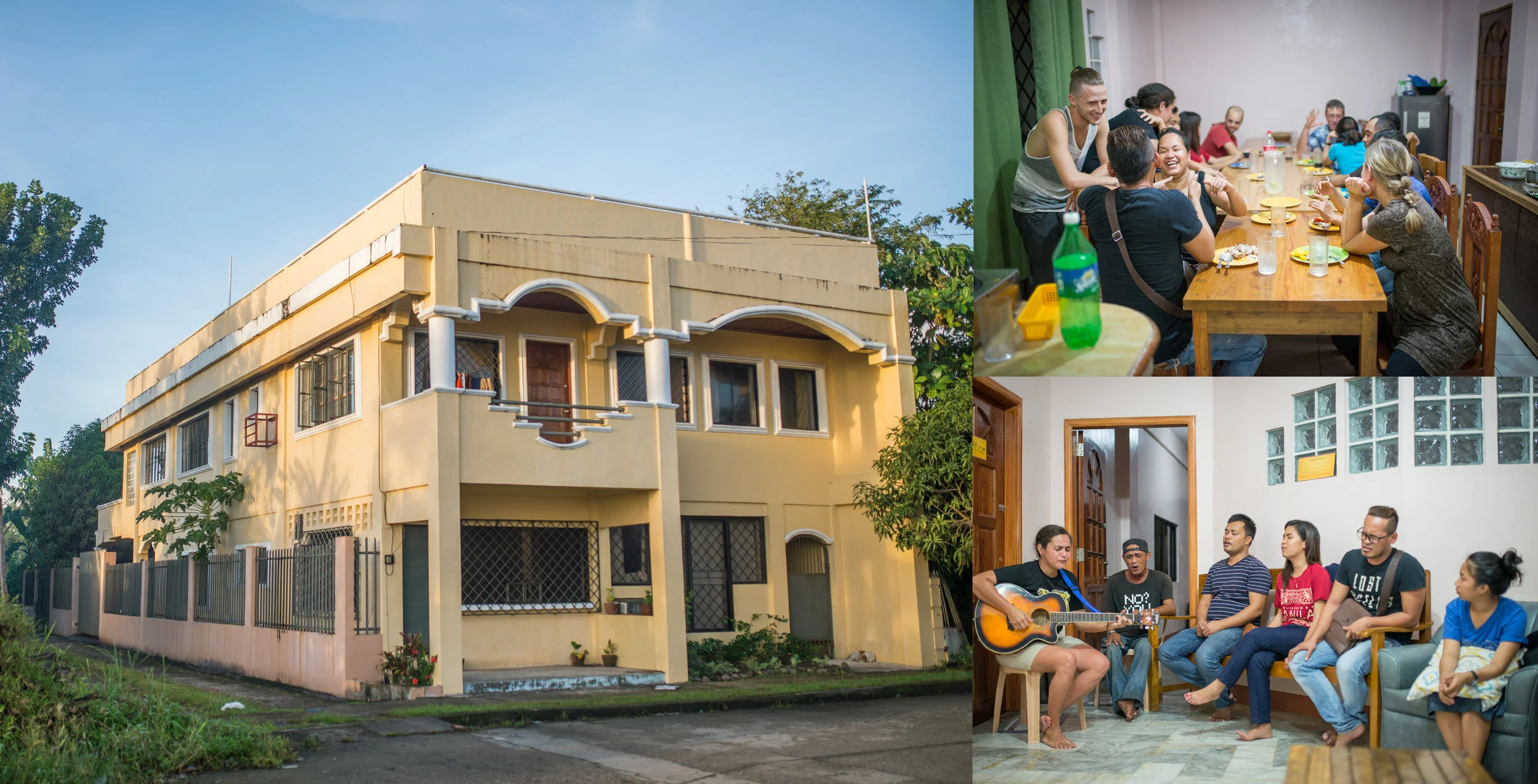 In Tacloban City, Philippines, we acquired a facility that has allowed us to better serve. Tahanan (its name, meaning "home" in the local language) hosts multiple gatherings a week, and is truly becoming a home to those who have lost so much. Times consist of worship and bible study, tutoring, music lessons, helping in the community garden and more! 