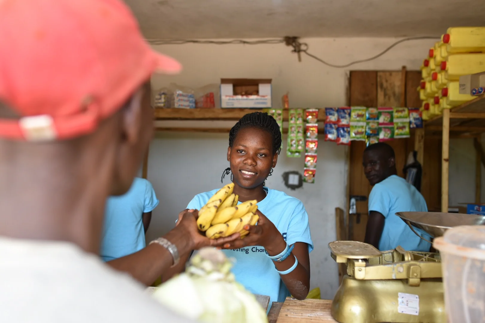 This year we opened " The Trade ," a store that is harvesting change in rural Uganda by offering trade-credit for the currency the poor have to offer--produce. Beyond the trade-credit system, The Trade is offering healthy alternatives to favorite snacks and supplies. Thank you to those of you who have helped get this store off the ground! 