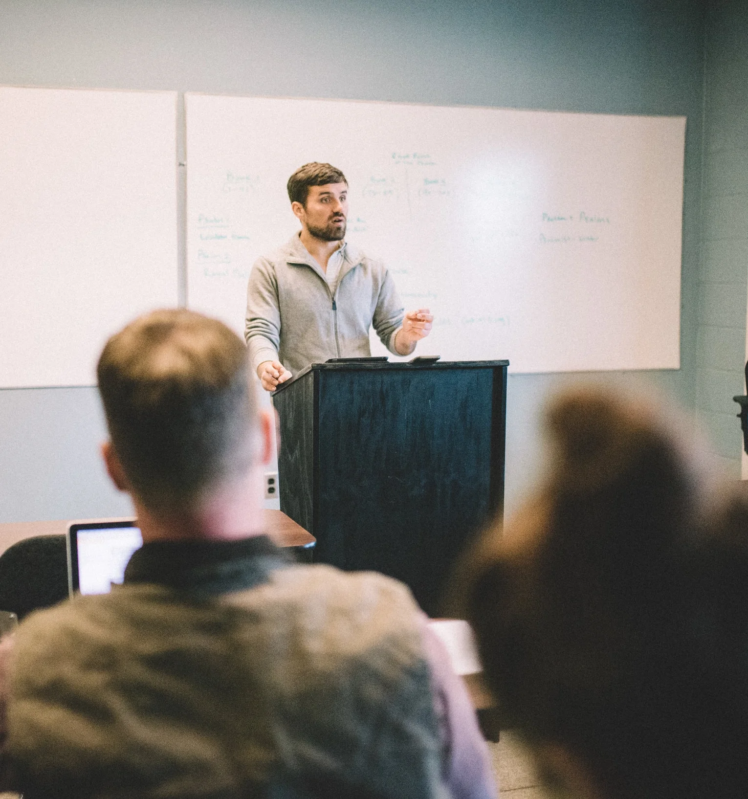 Benjamin Reese's specialty is Hebrew poetry. He teaches Hebrew, the Psalms, Literary Analysis and Wisdom literature, giving students a firm foundation in the Word, and connecting it to his own craft as a poet. 