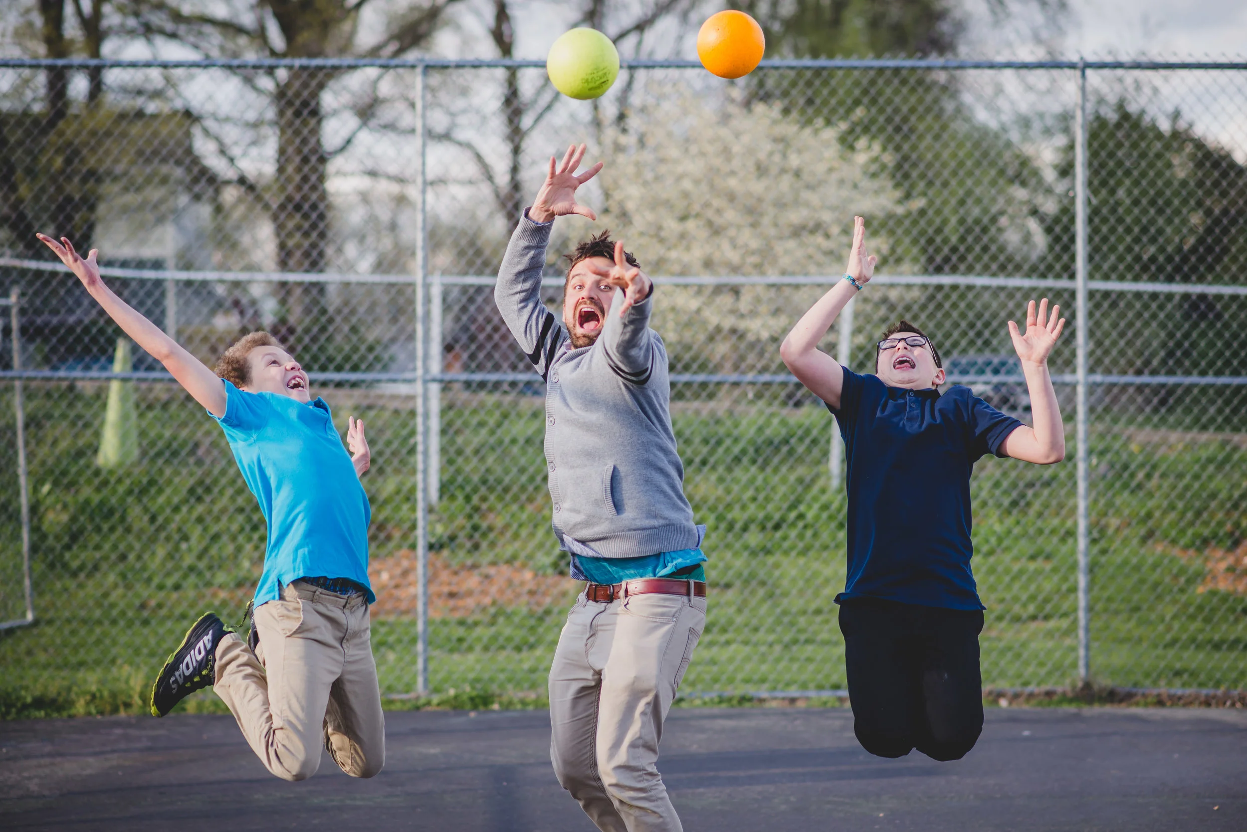 The first step to successfully working with middle school students: embrace the chaos. Benjamin Reese rivals our middle school students in energy and competition - particularly when it comes to dodgeball games. 