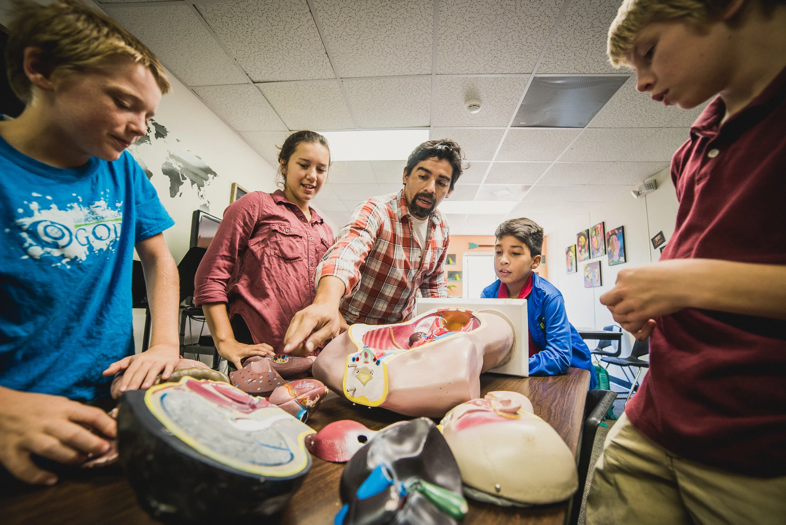 Mr. Munoz’s passion for Anatomy has fueled many students' interest in health care. Classes like Anatomy, Hygiene, and Nutrition all build on one another, and teach kids not only how their bodies work but how to care for them in practical ways.