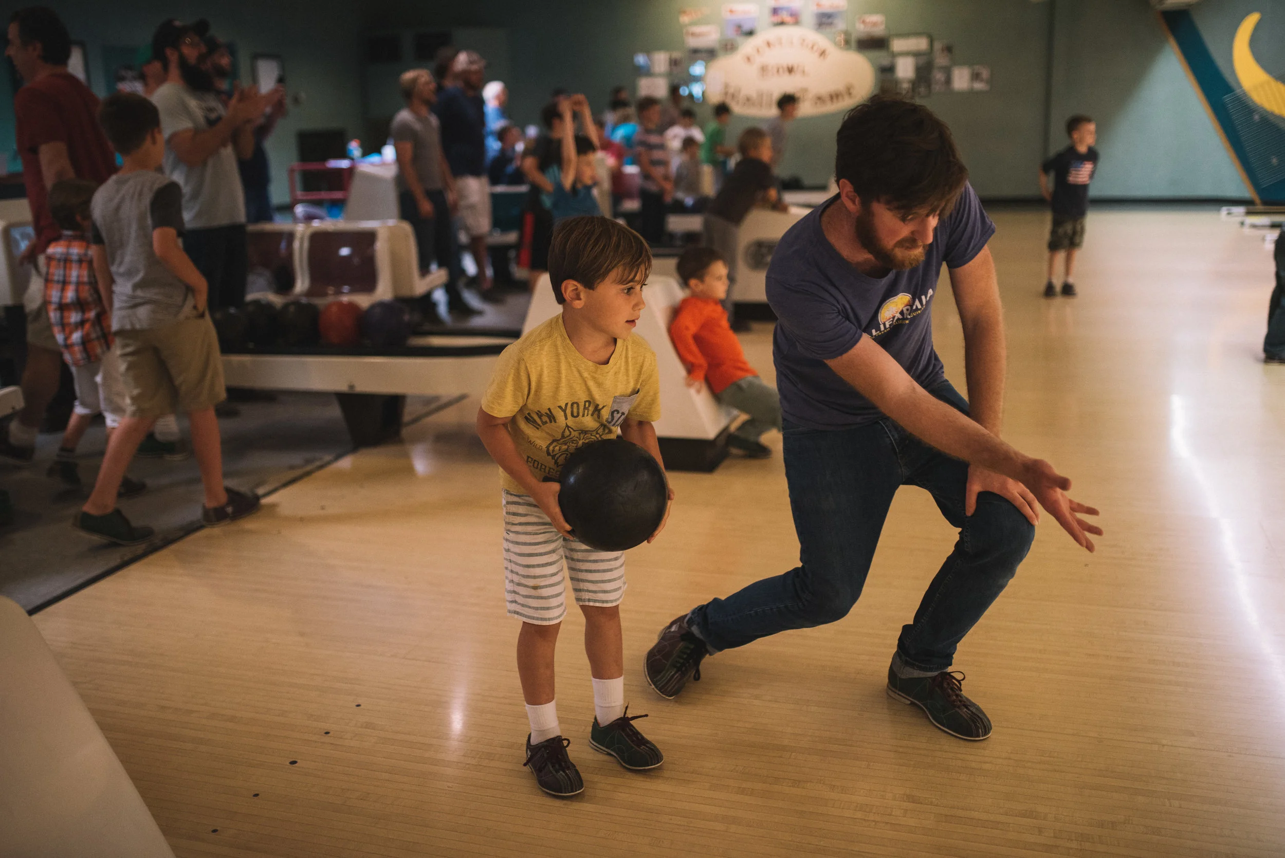 Then there are the dads! This spring, our dads took a special evening with their sons at the bowling alley. With over 50 families in attendance, there was some fun, lighthearted competition and a whole lot of father-son bonding time!