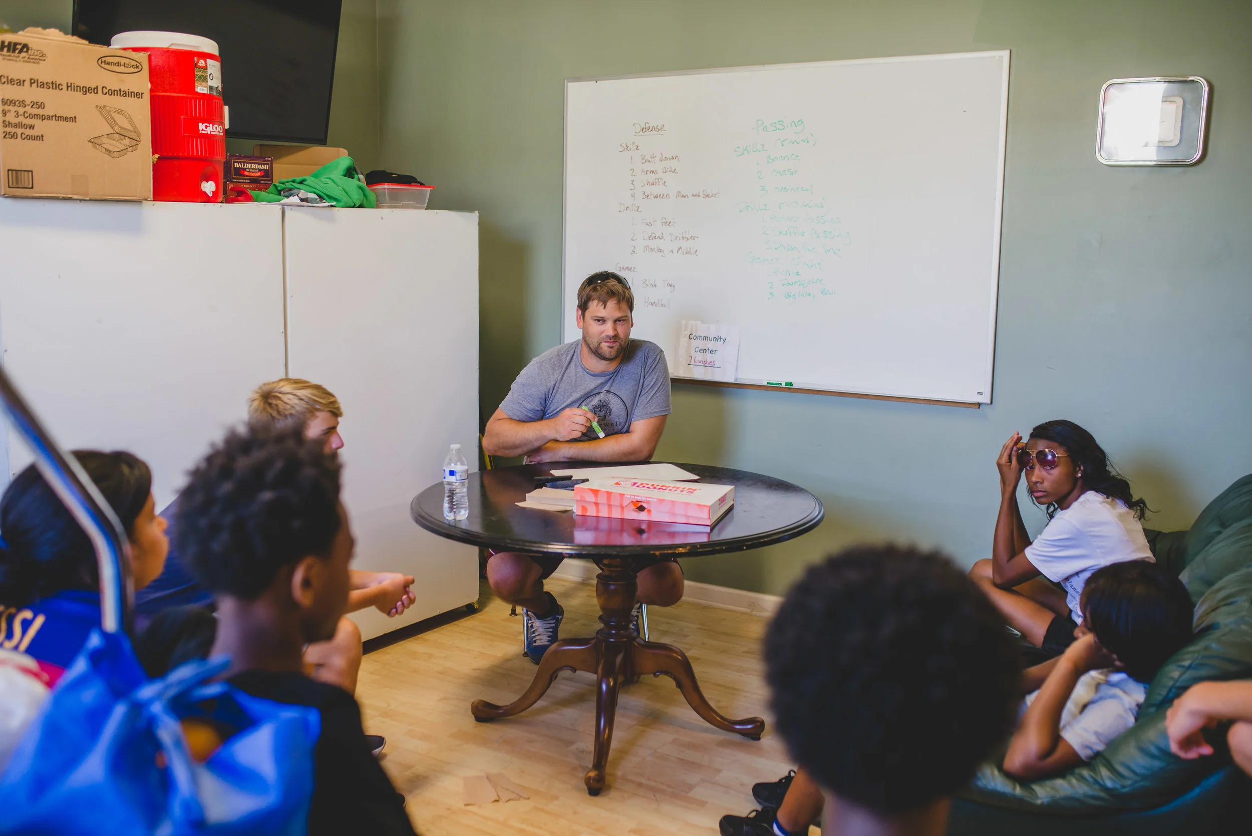 Joel Olson is well seasoned at working with kids. As a father of 3, teacher at the Academy, and volunteer coach, Joel is a wonderful asset in teaching others how to work with kids. 