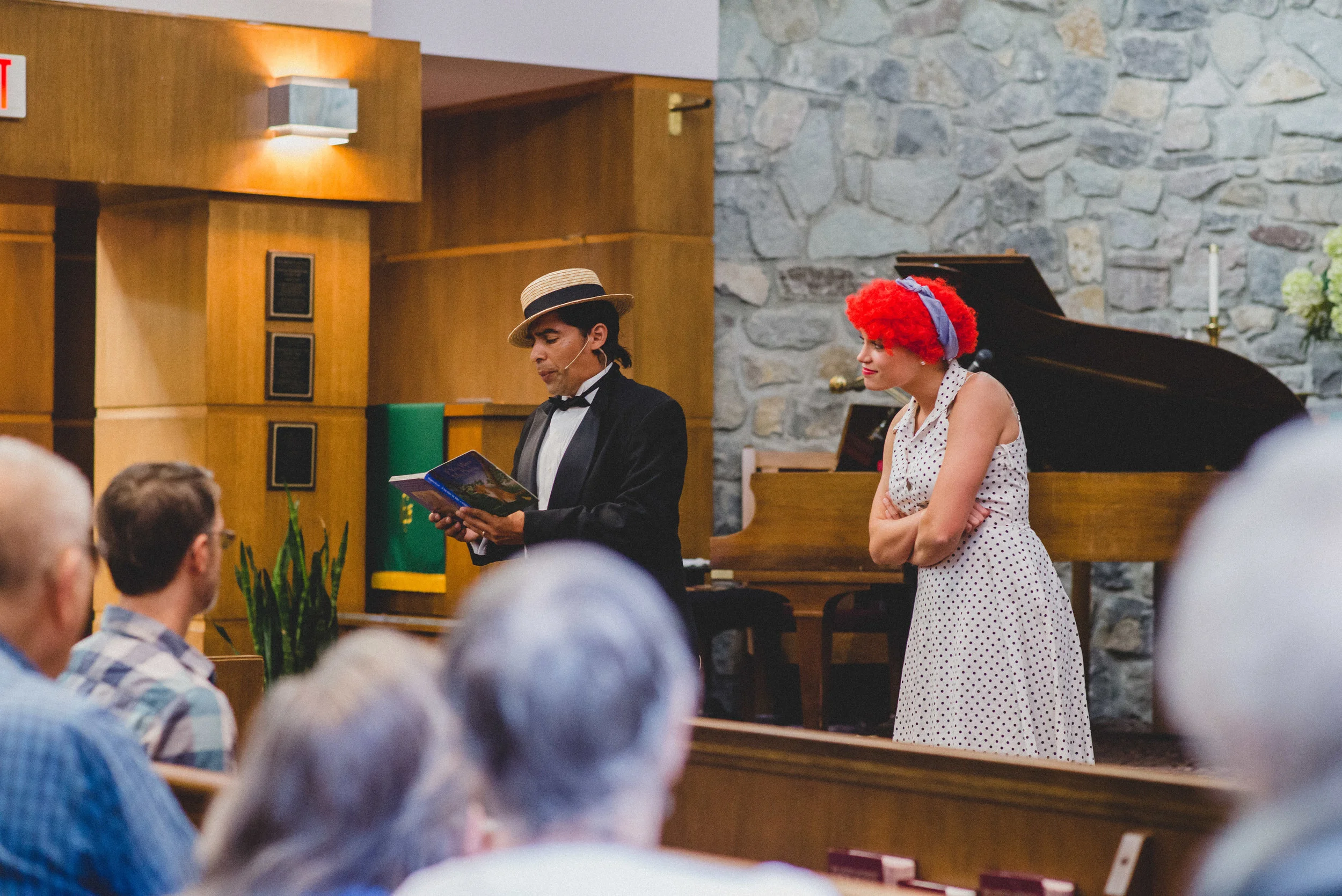 Robert Munoz and Amanda Byrd who played Ricky and Lucy from "I Love Lucy" coached the girls throughout the summer to not only perform, but to learn the ins and outs of job responsibility as well. 