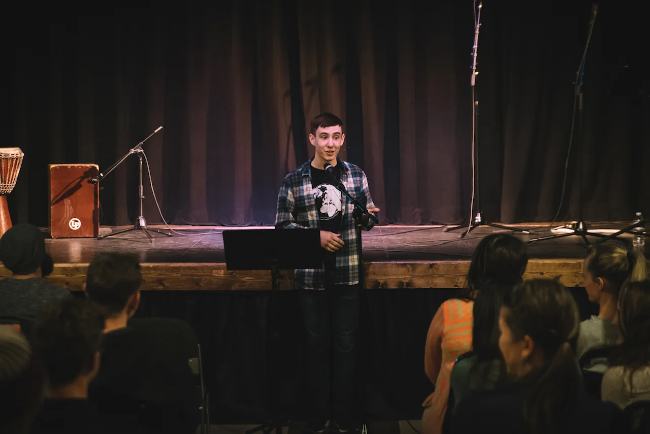 Carl Cook poked fun at himself for his notions of what talking about spirituality would be like, then testified to how he was challenged to make spirituality something that no longer feels foreign to him. 
